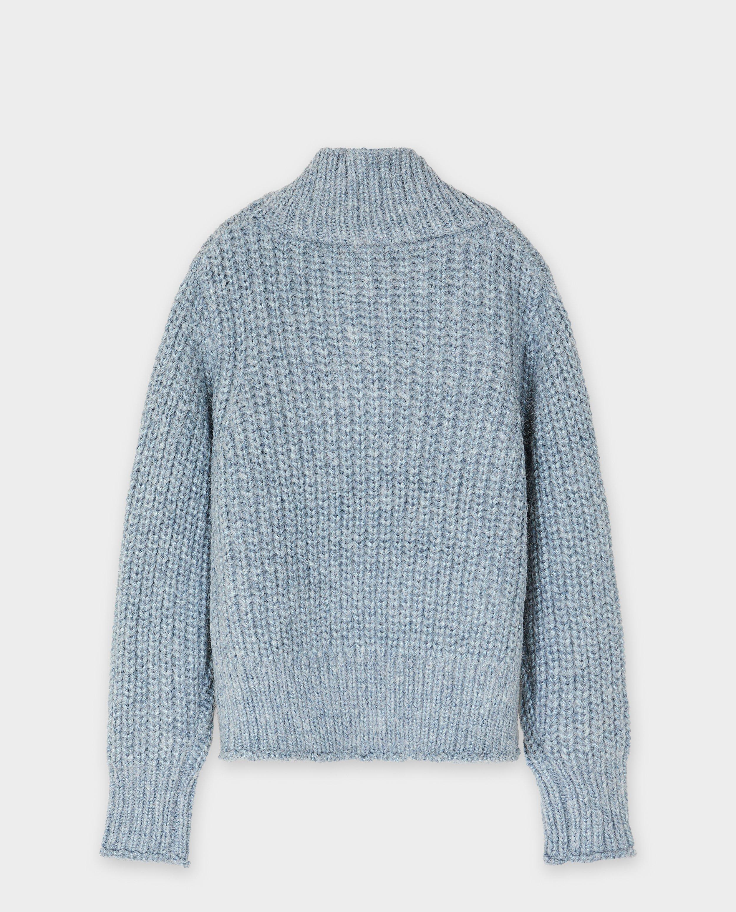 Sweaters - Blauwe trui met glitter