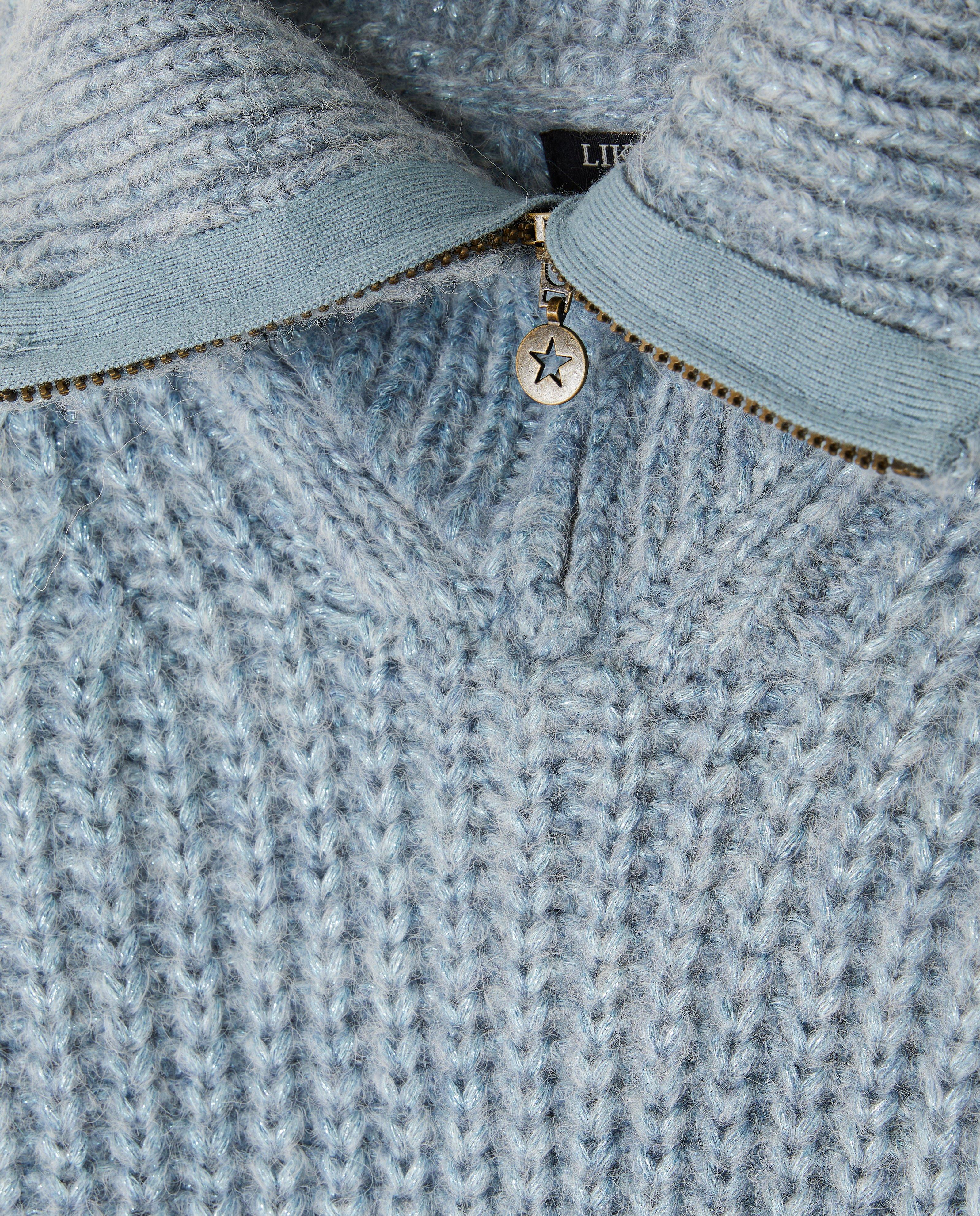 Sweaters - Blauwe trui met glitter