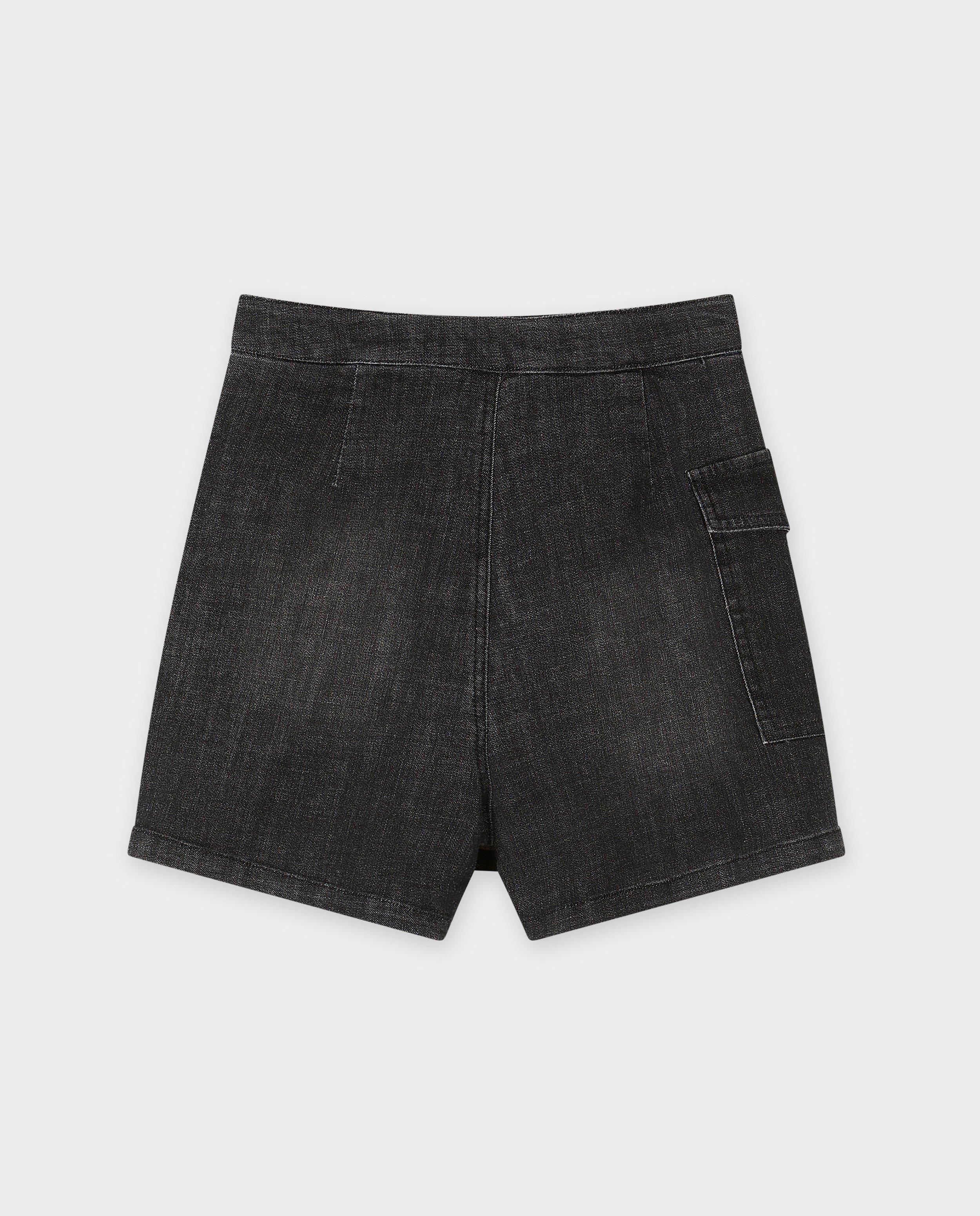 Rokken - Zwarte jeansskort