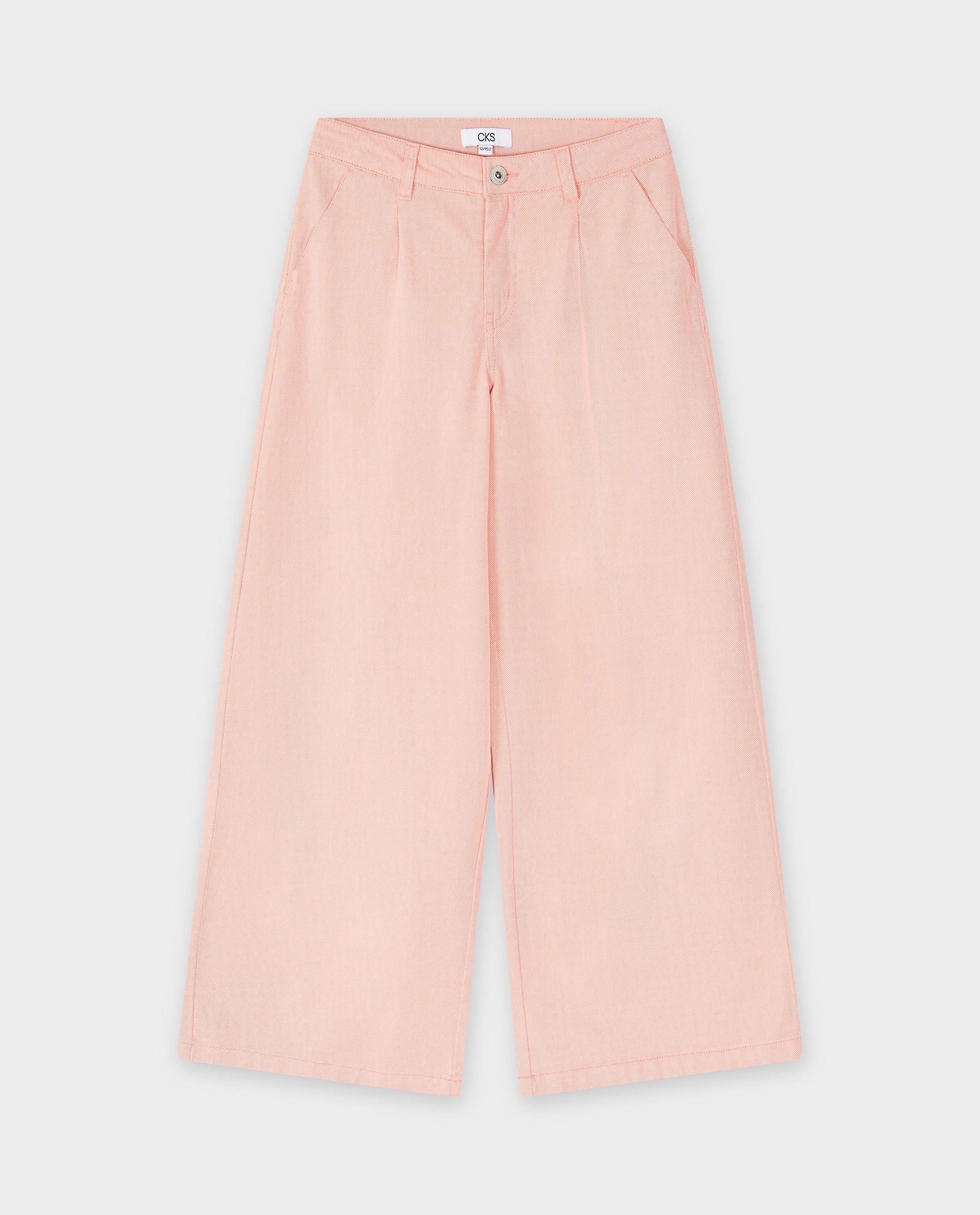 Jeans - Roze jeans, wide leg fit