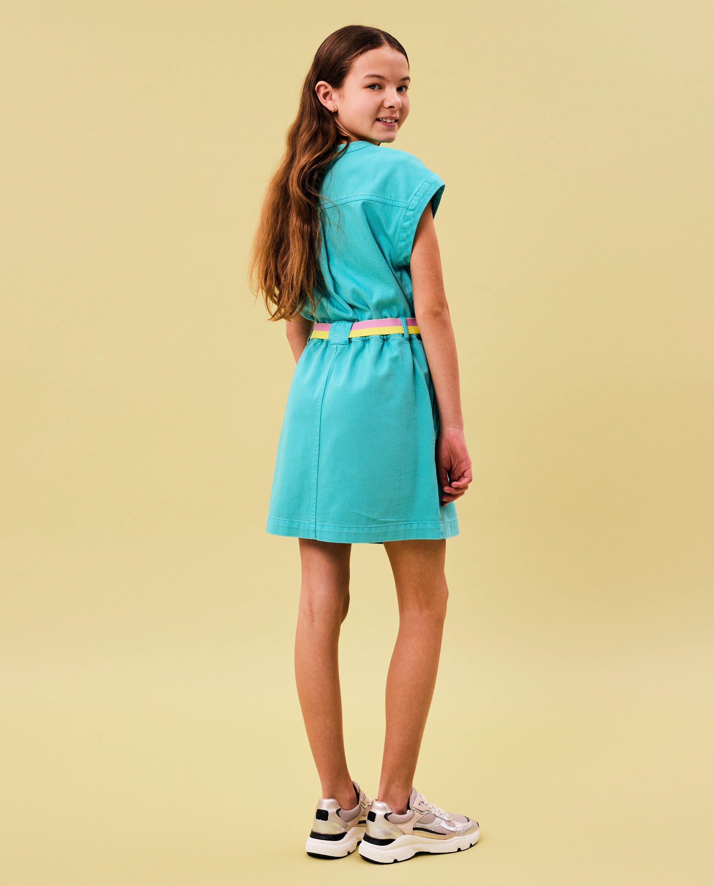 Robes - Robe en jean avec ceinture