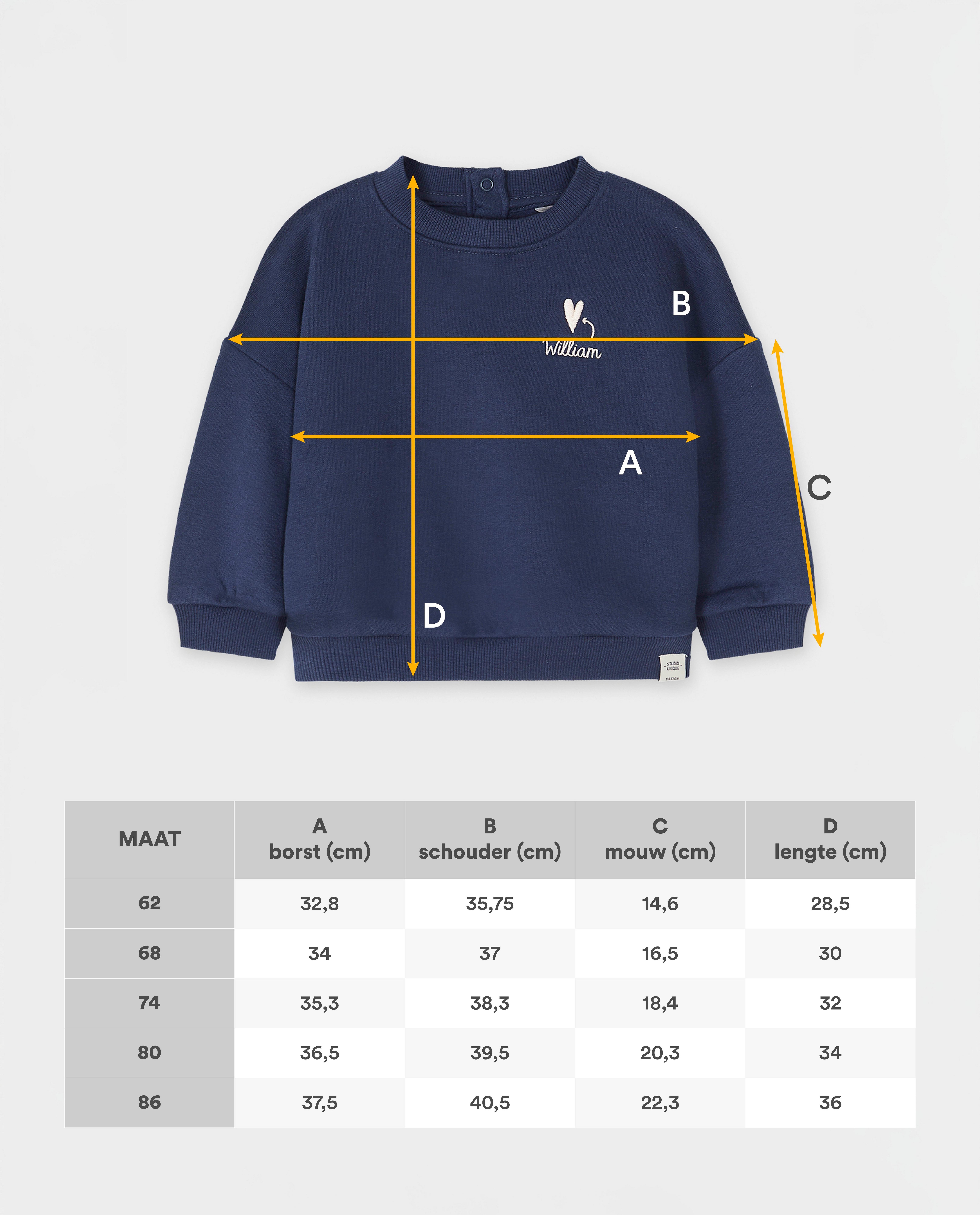 Sweaters - Personaliseerbare Koestertrui, baby