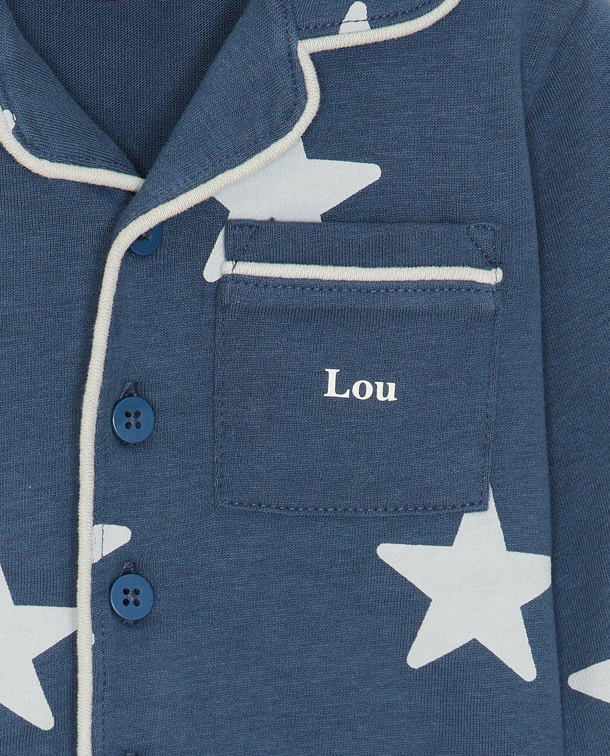 Nachtkleding - Personaliseerbare pyjama van biokatoen, baby