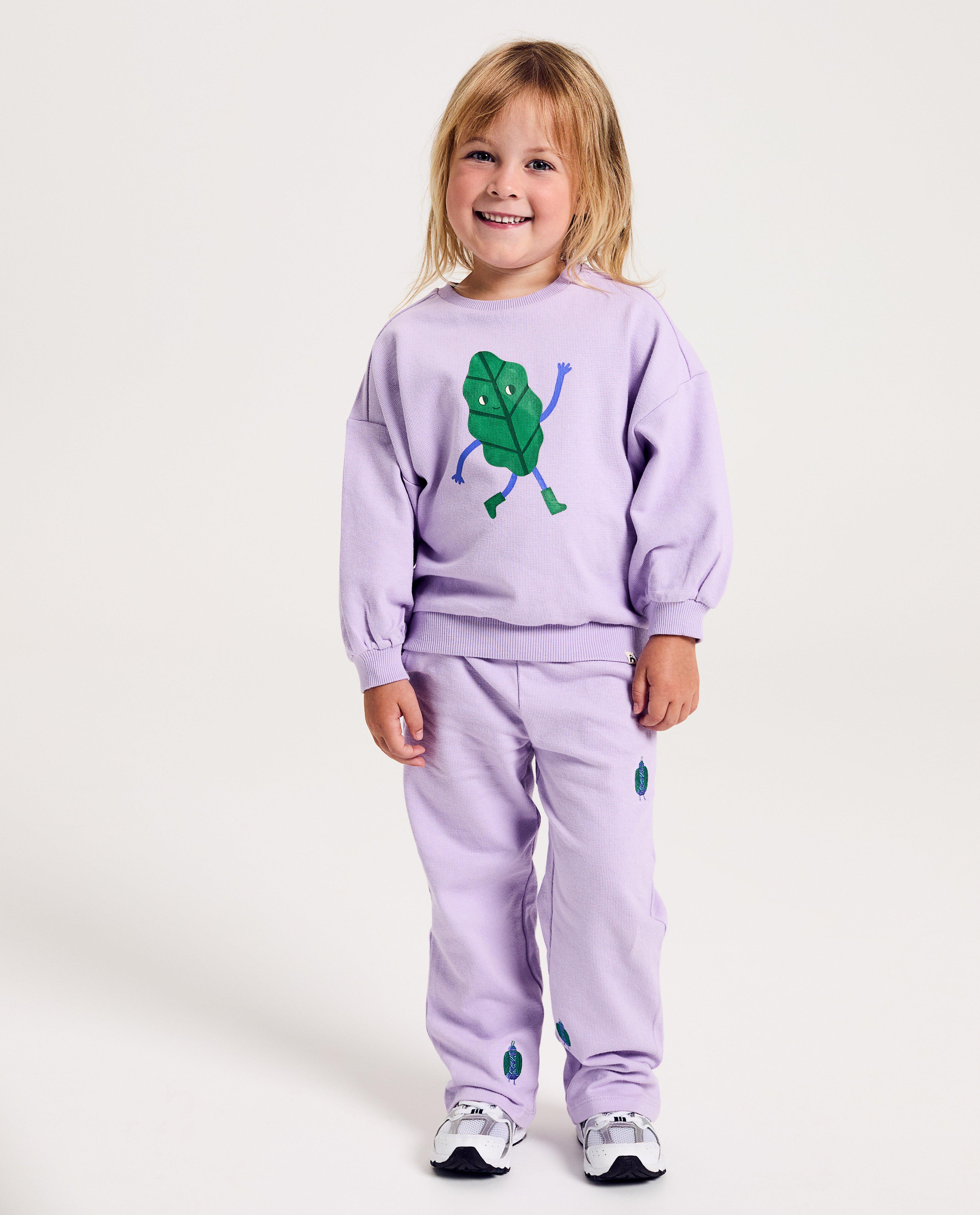 Sweater met print blaadje - Product Detail - lila - afbeelding nummer 3