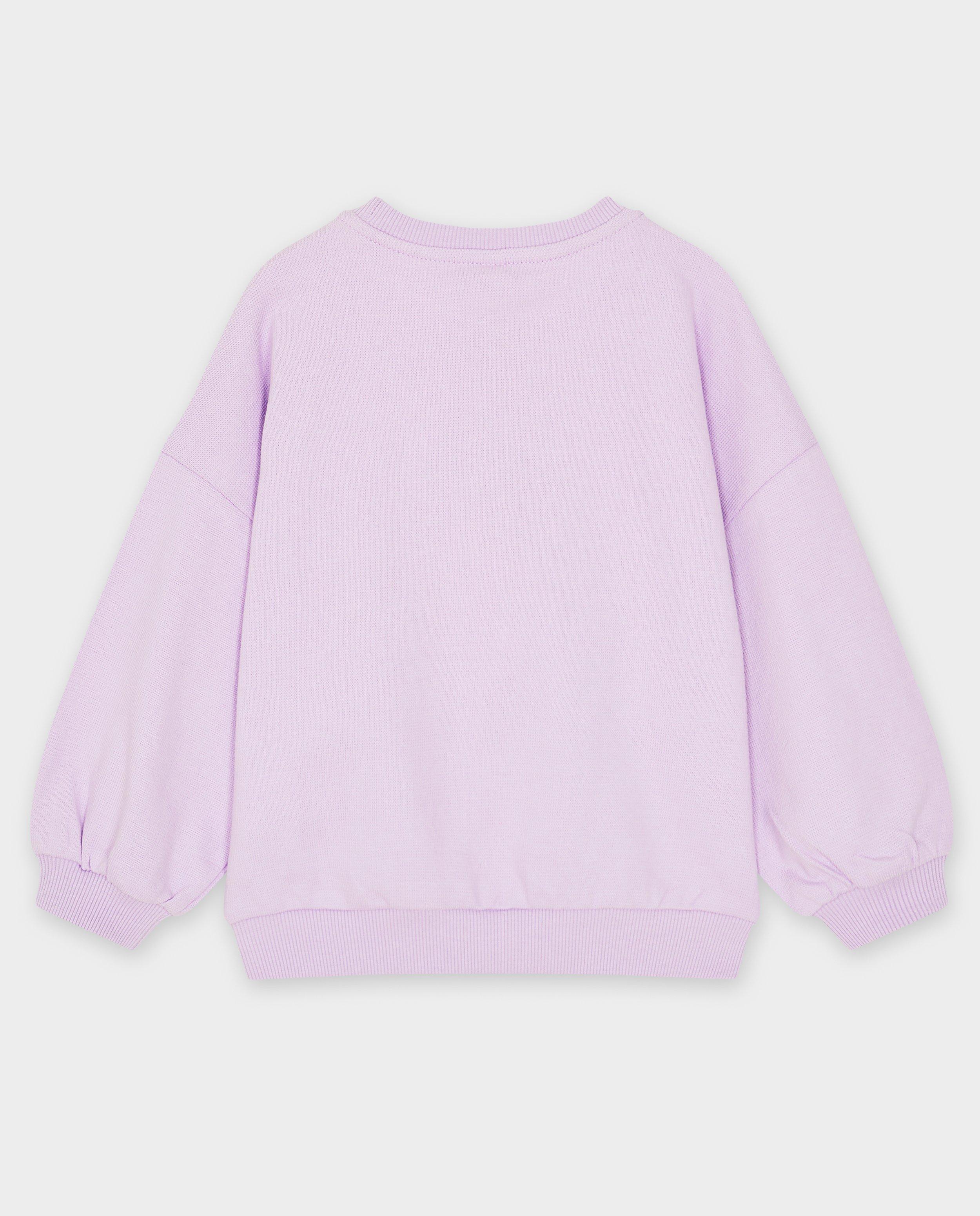Sweater met print blaadje - Product Detail - lila - afbeelding nummer 6