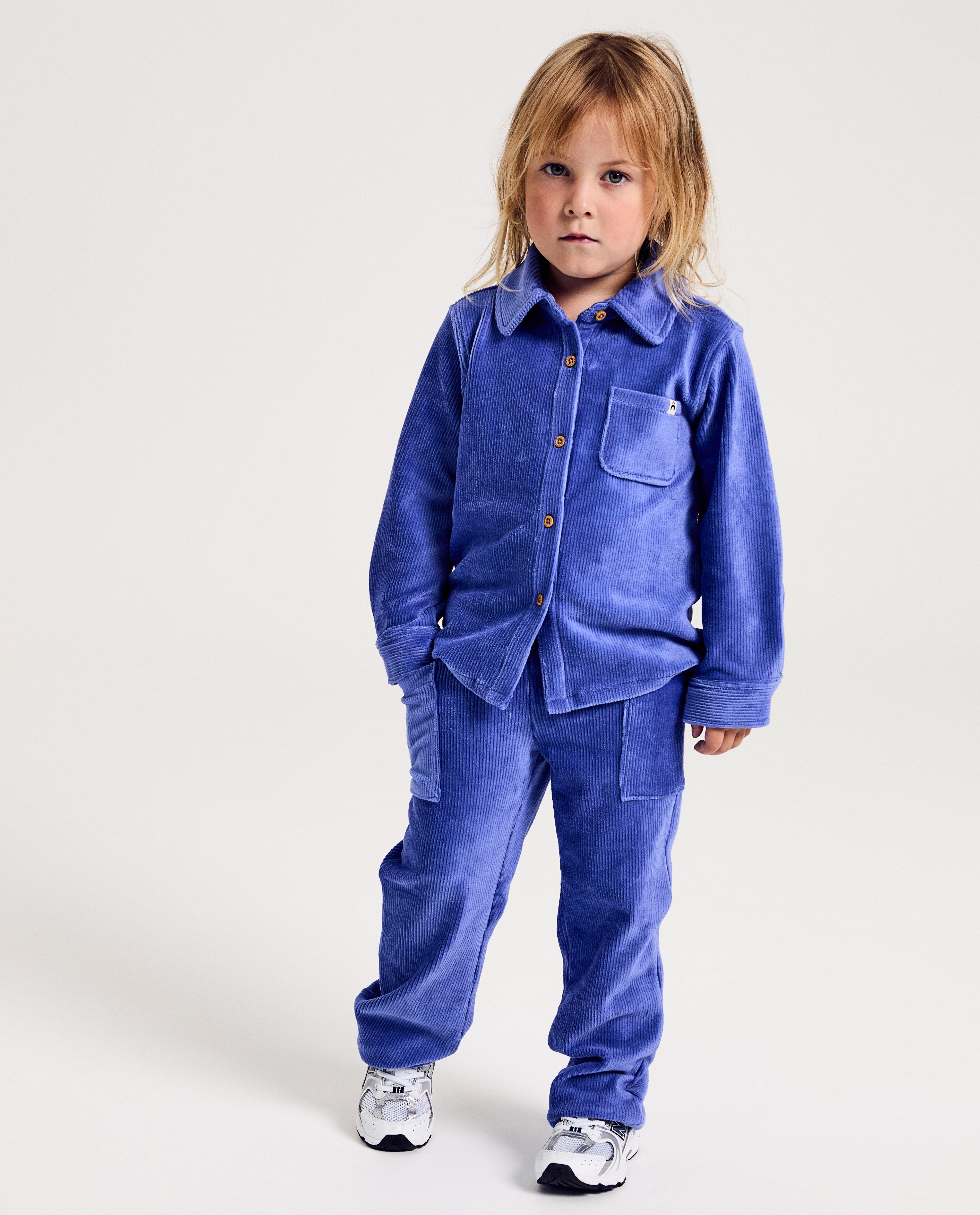 Paarse broek van ribfluweel - Product Detail - blauw - afbeelding nummer 2