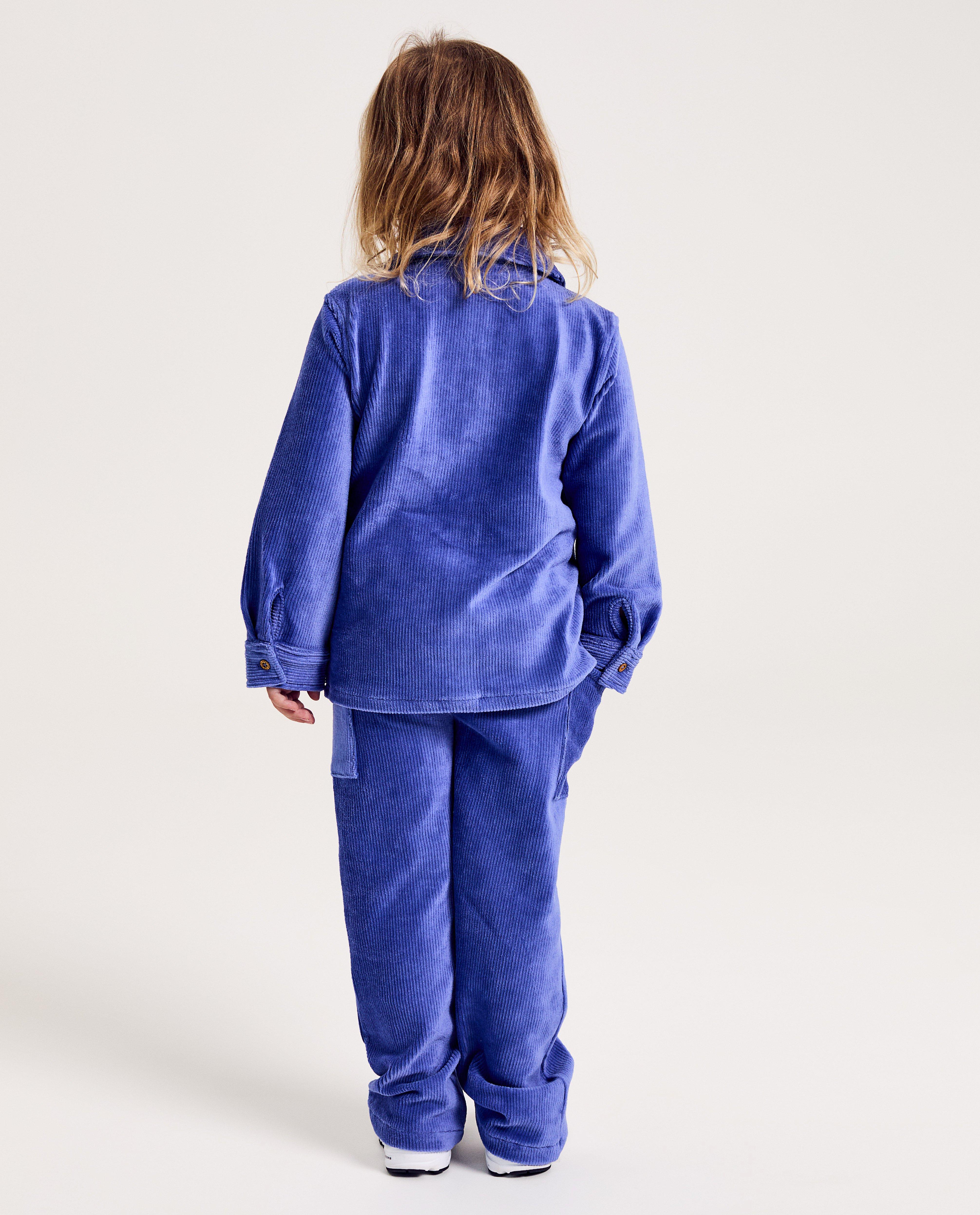 Pantalons - Pantalon mauve en velours côtelé