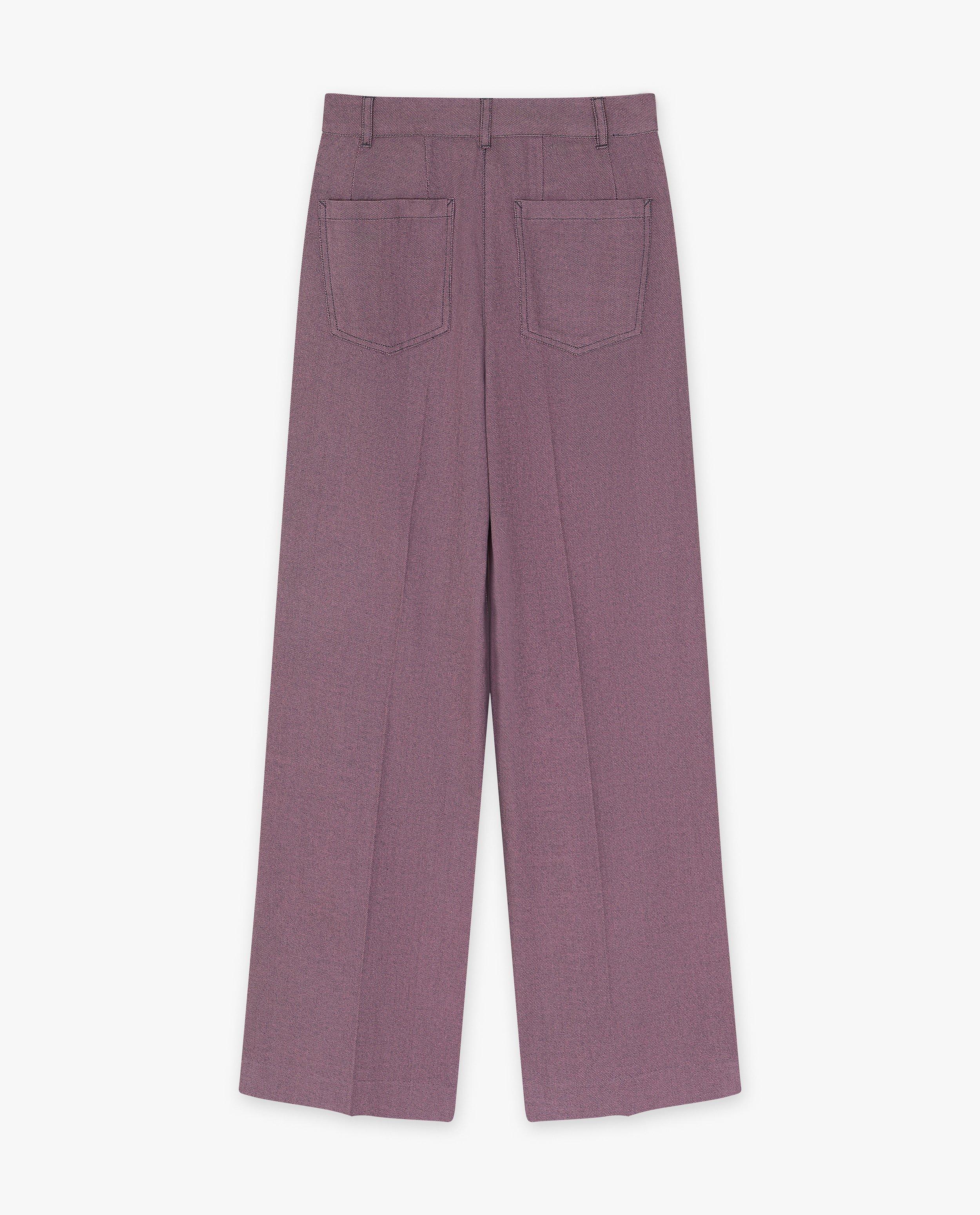Jeans - Jeans mauve, coupe ample