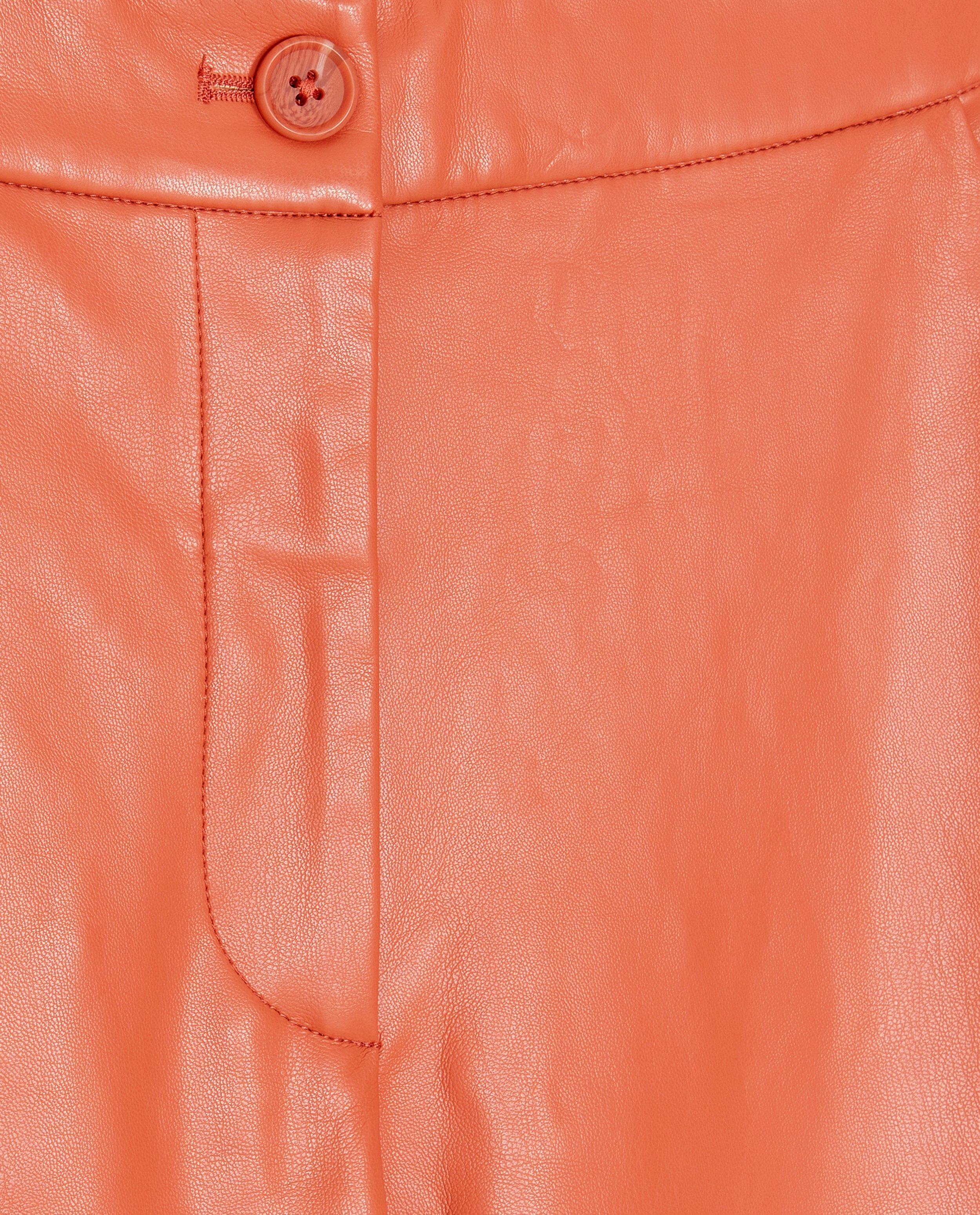 Pantalons - Pantalon en similicuir, coupe ample
