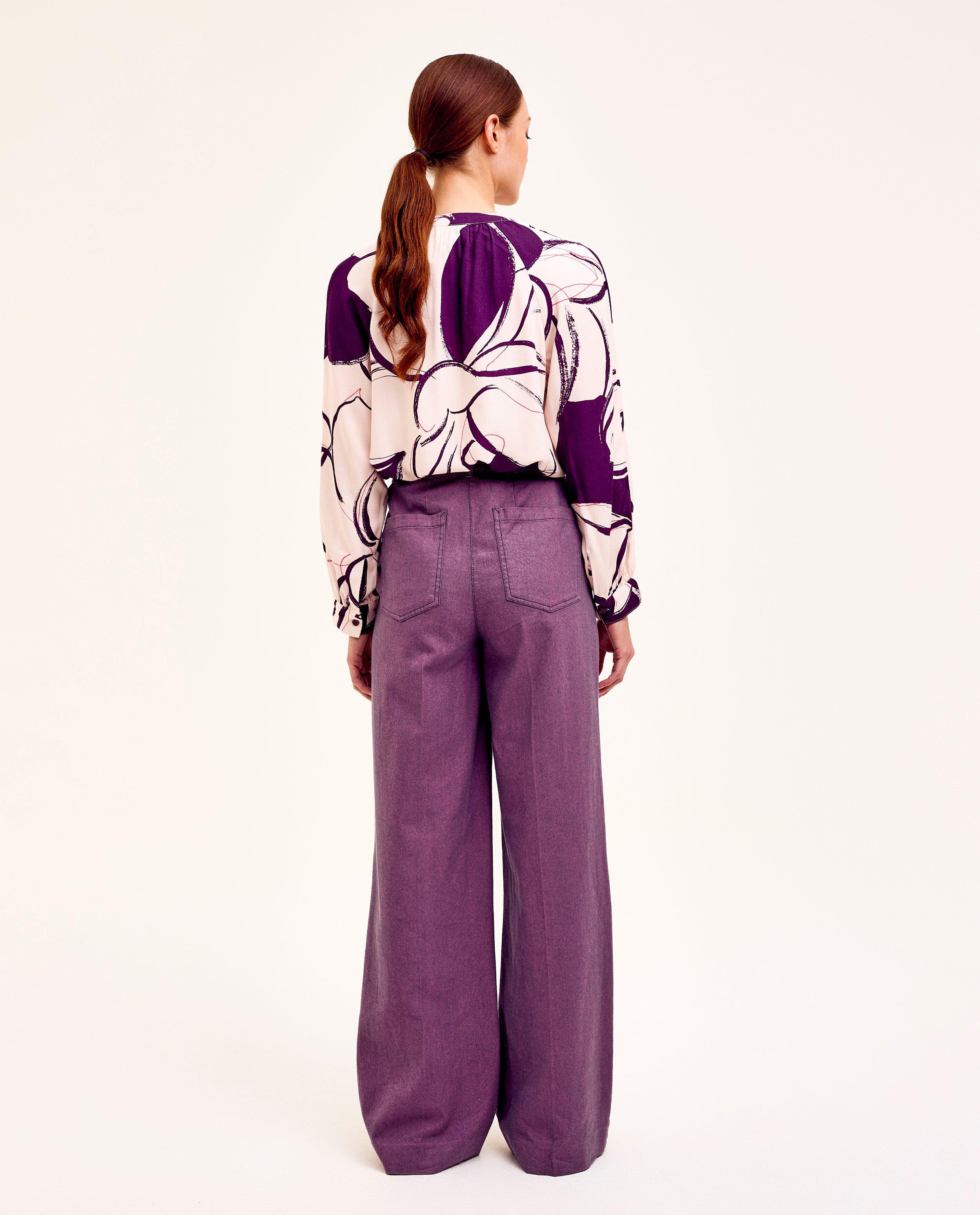 Blouse fleurie - D&eacute;tails du produit - rose clair - image num&eacute;ro 3