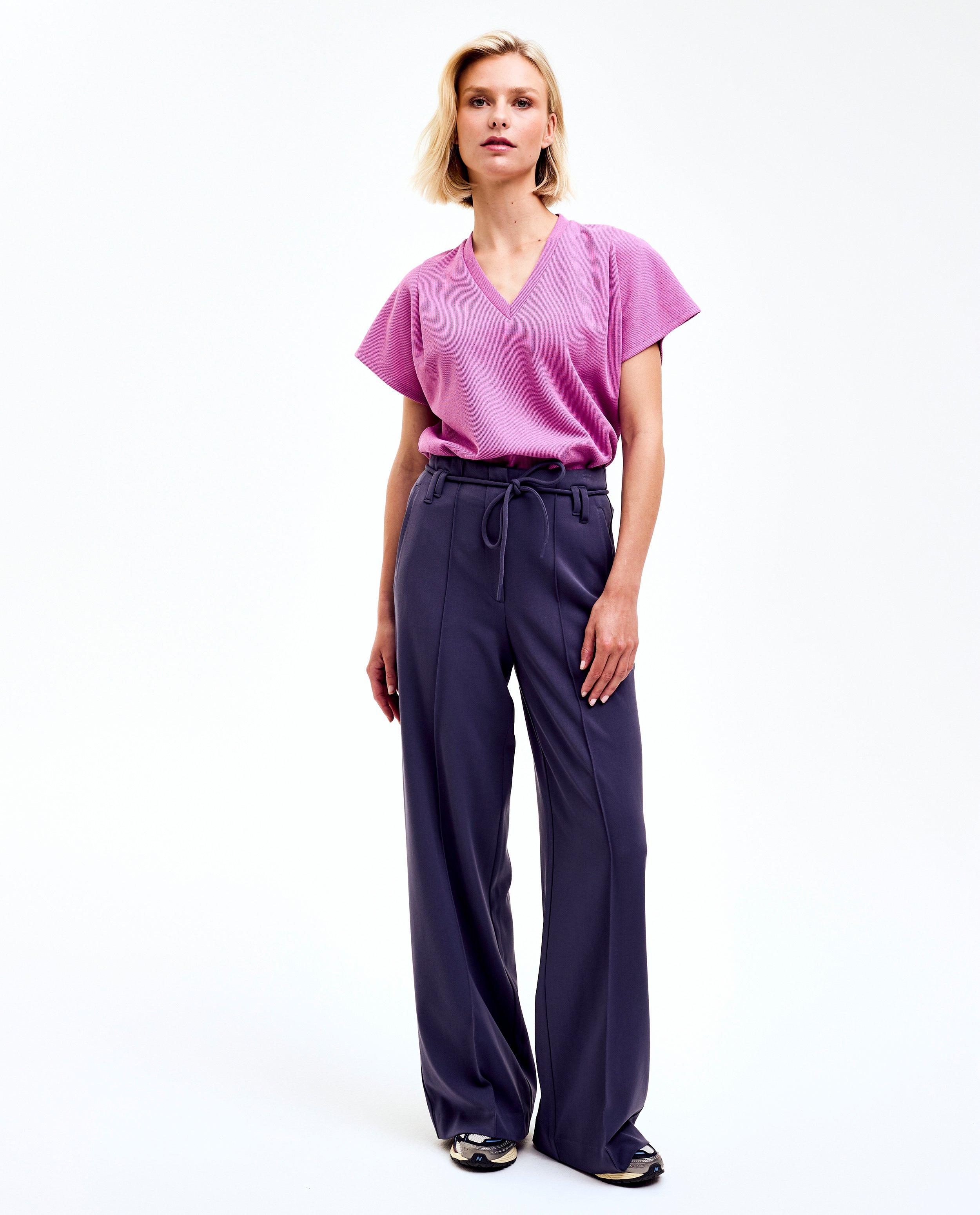 T-shirts - Roze T-shirt met glitter