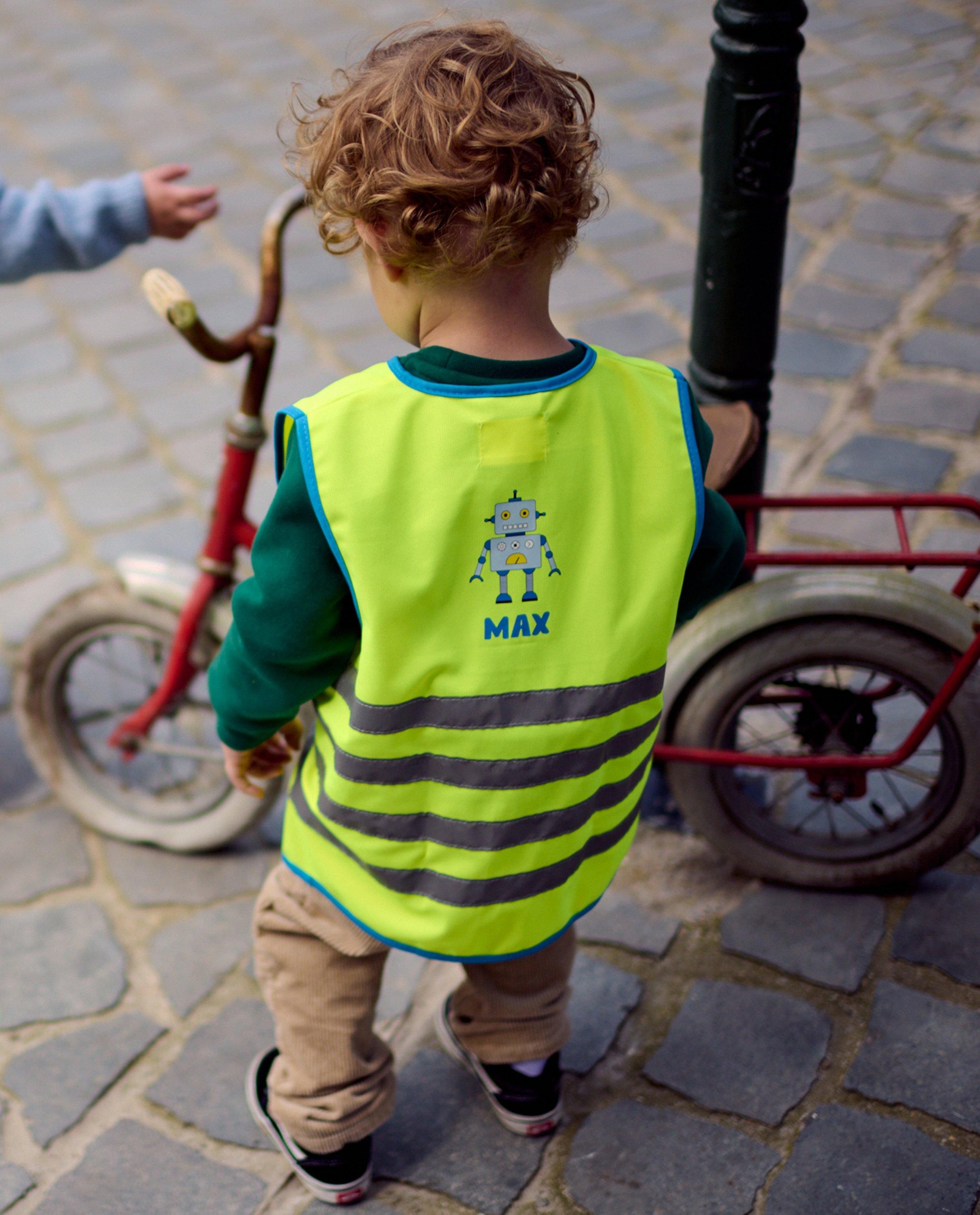 Cardigan - Personaliseerbaar fluohesje, kids