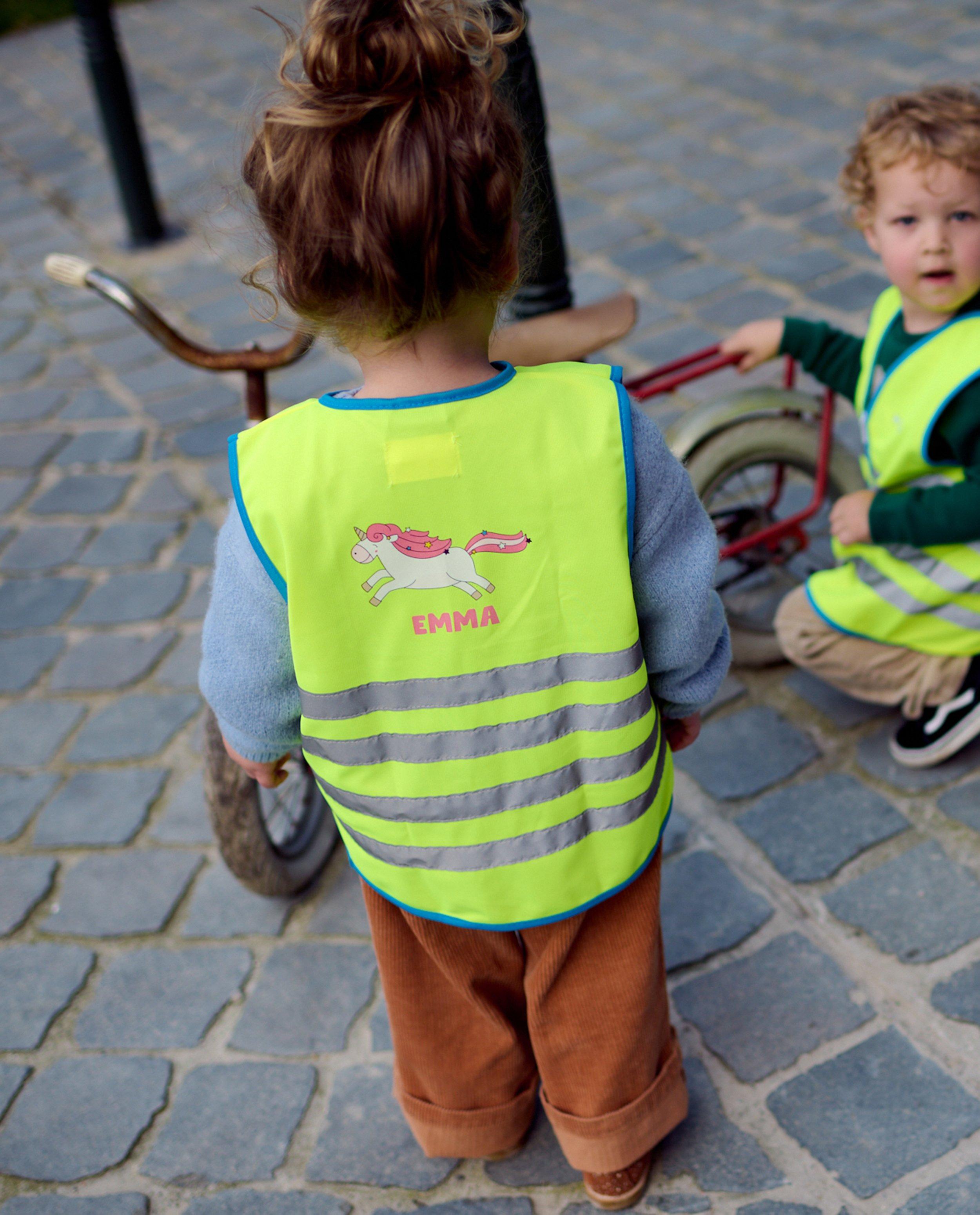 Gilet fluo personnalisable enfants Studio Unique JBC Belgique Belgique