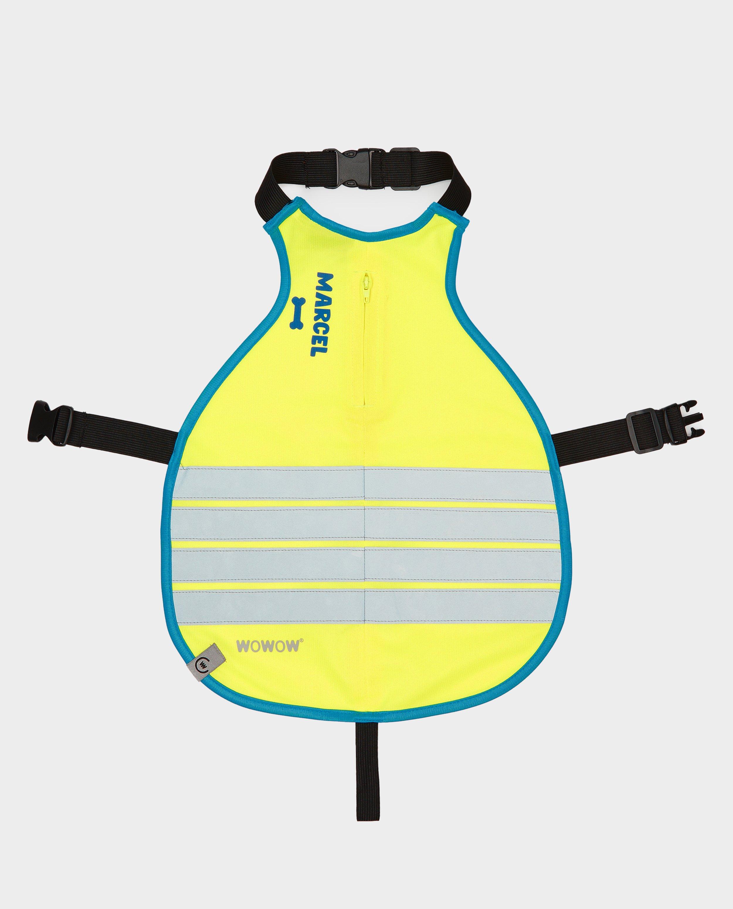 Cardigan - Personaliseerbaar fluohesje, honden