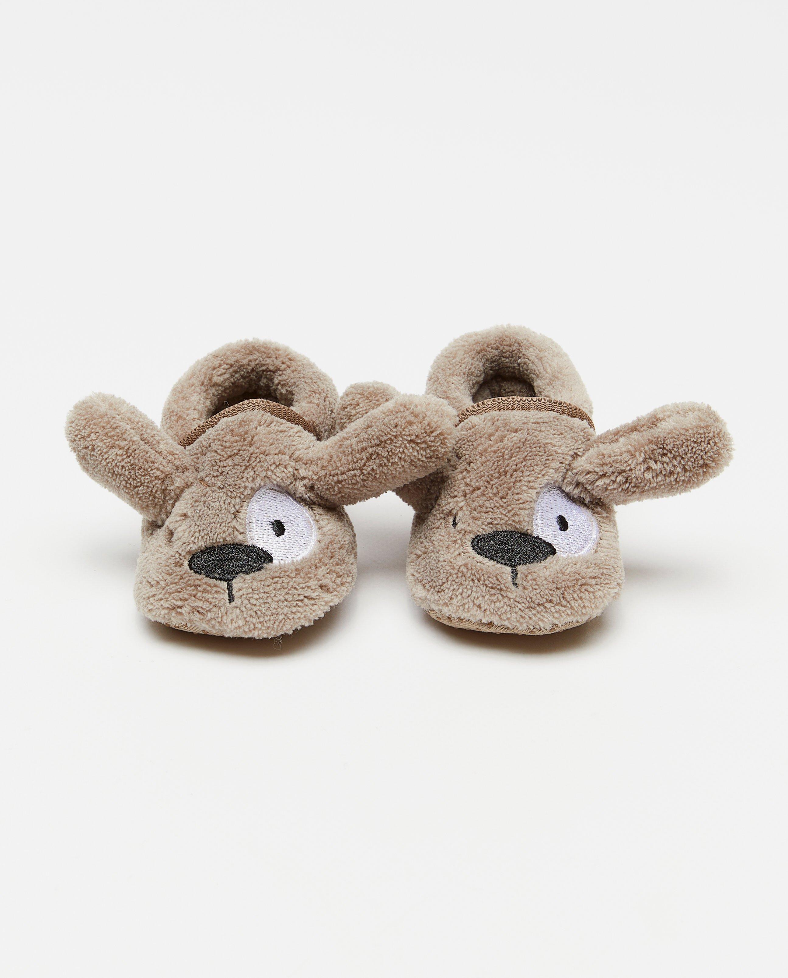 Pantoufles ours polaire avec antidérapants pour bébés - null - JBC