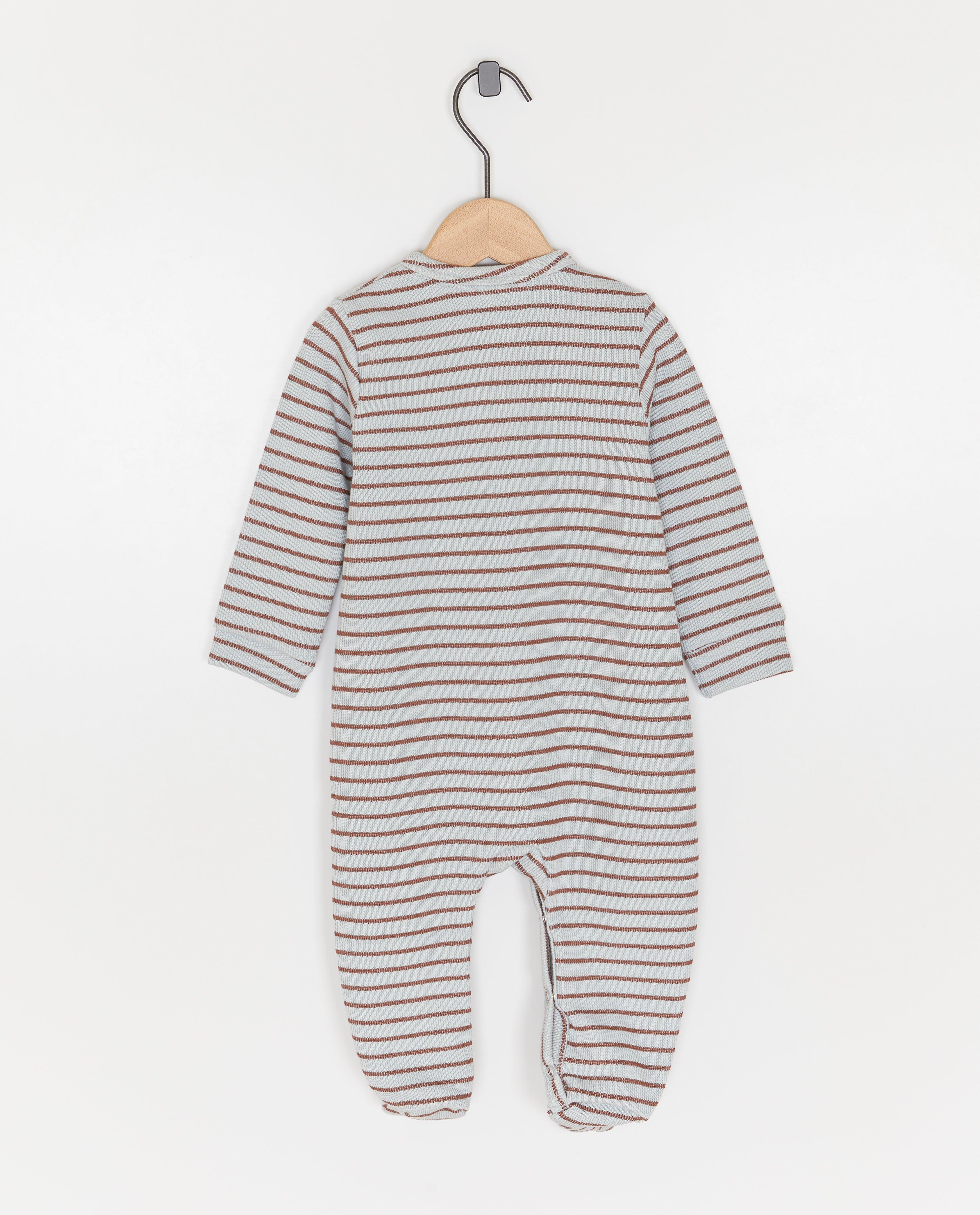 Nachtkleding - Fijn gebreide pyjama met voetjes