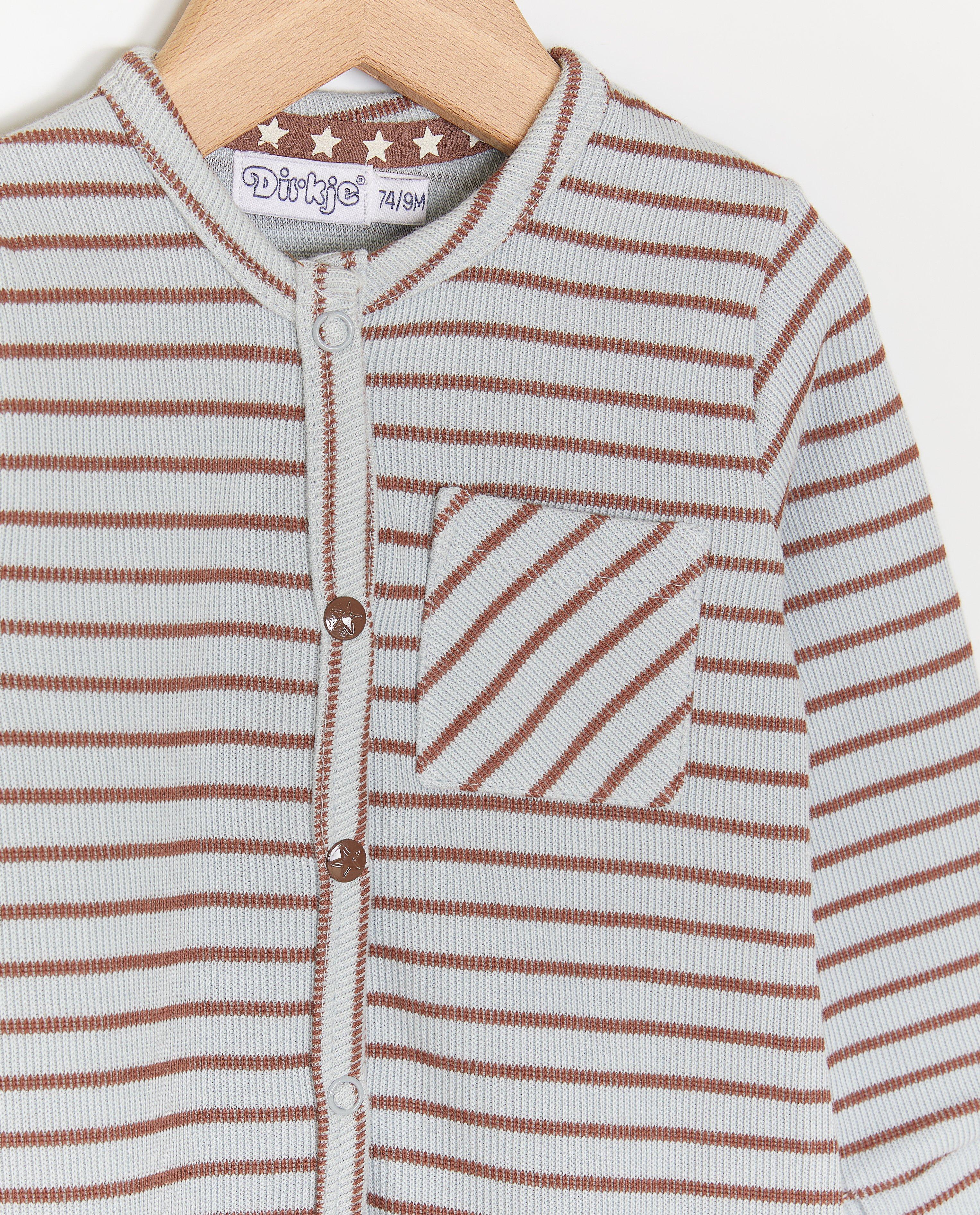 Nachtkleding - Fijn gebreide pyjama met voetjes