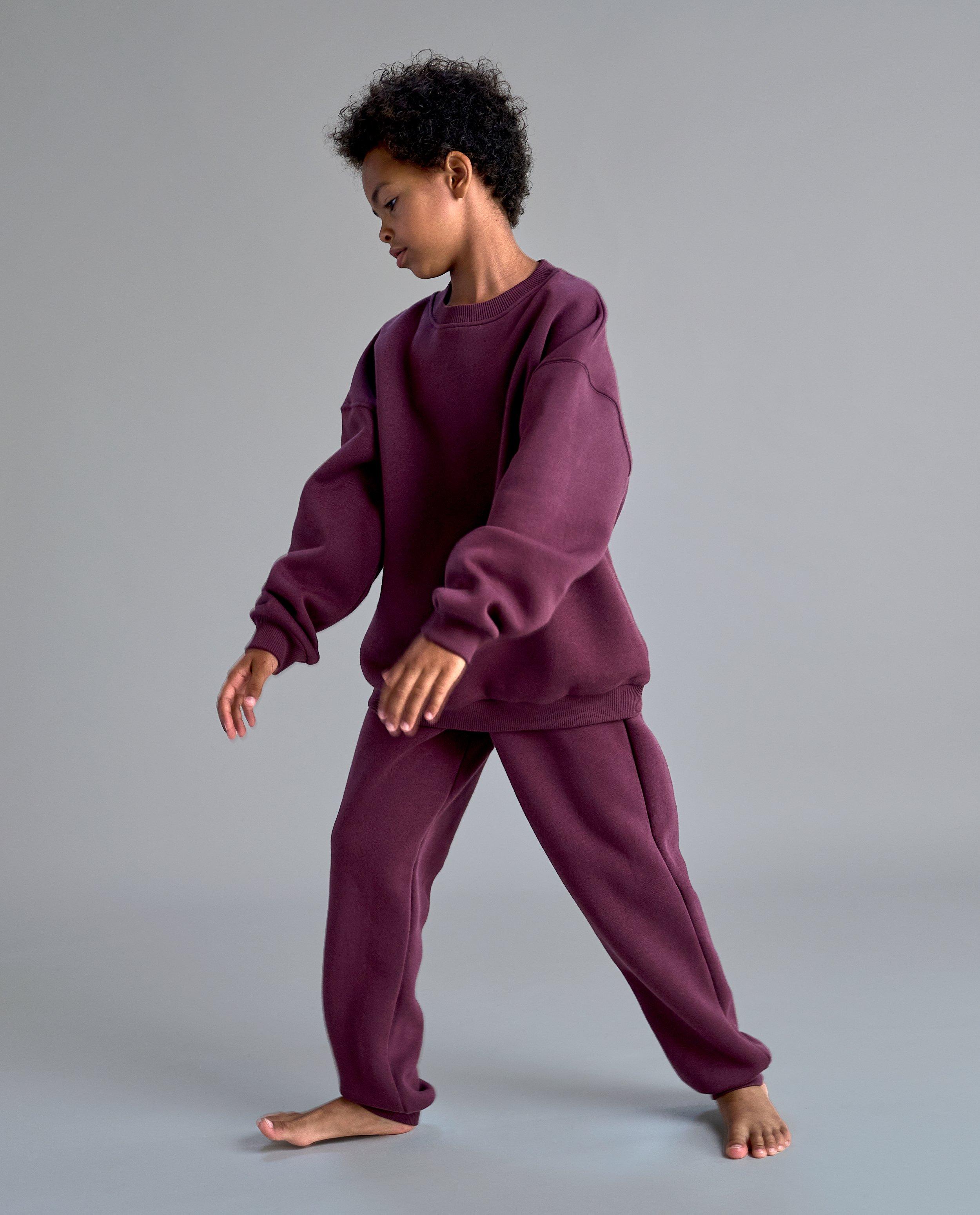 Donkerpaarse joggingbroek, maat 116-170, unisex - null - The Masked Singer