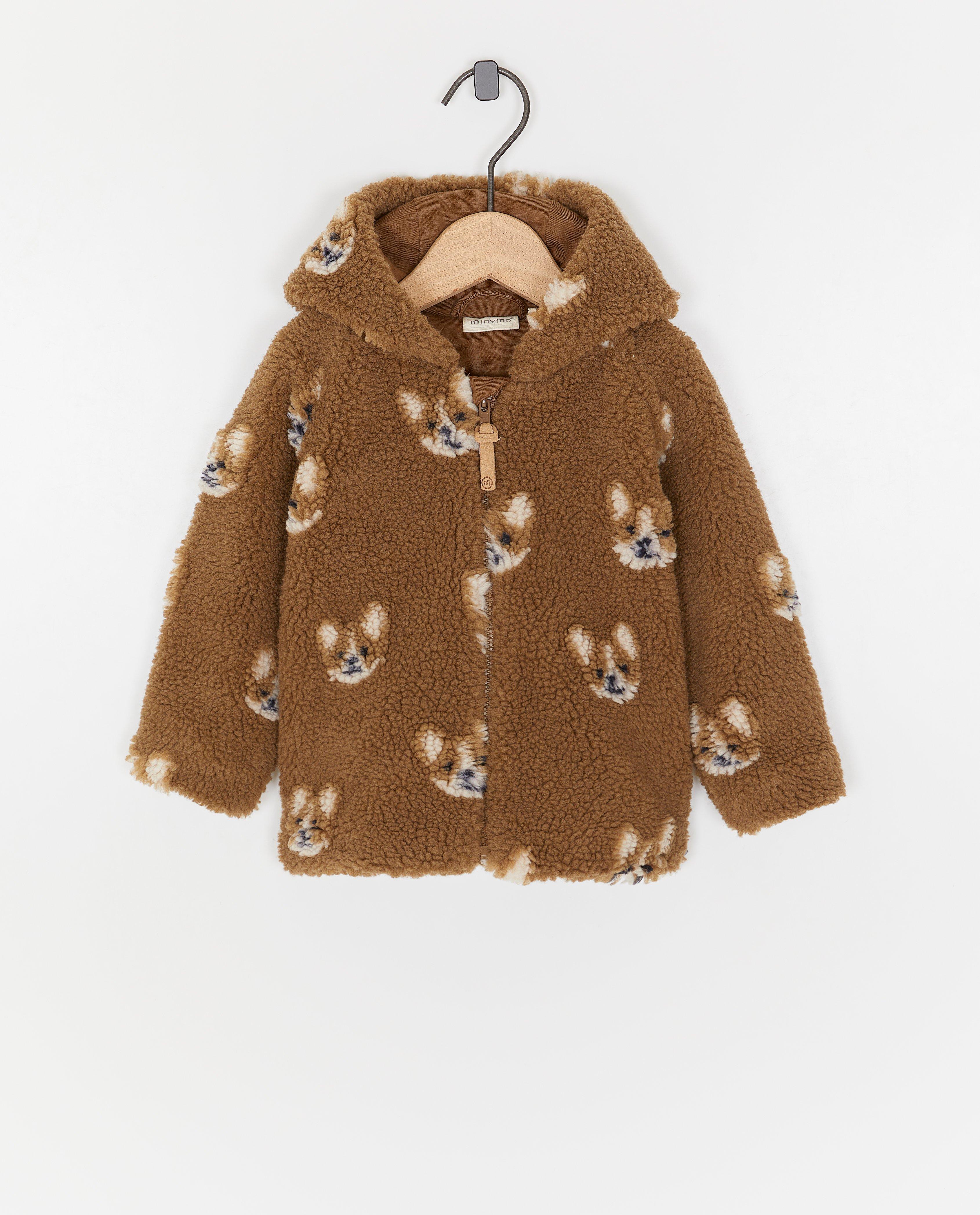 Teddy jas met hondenprint - Product Detail - bruin - afbeelding nummer 1