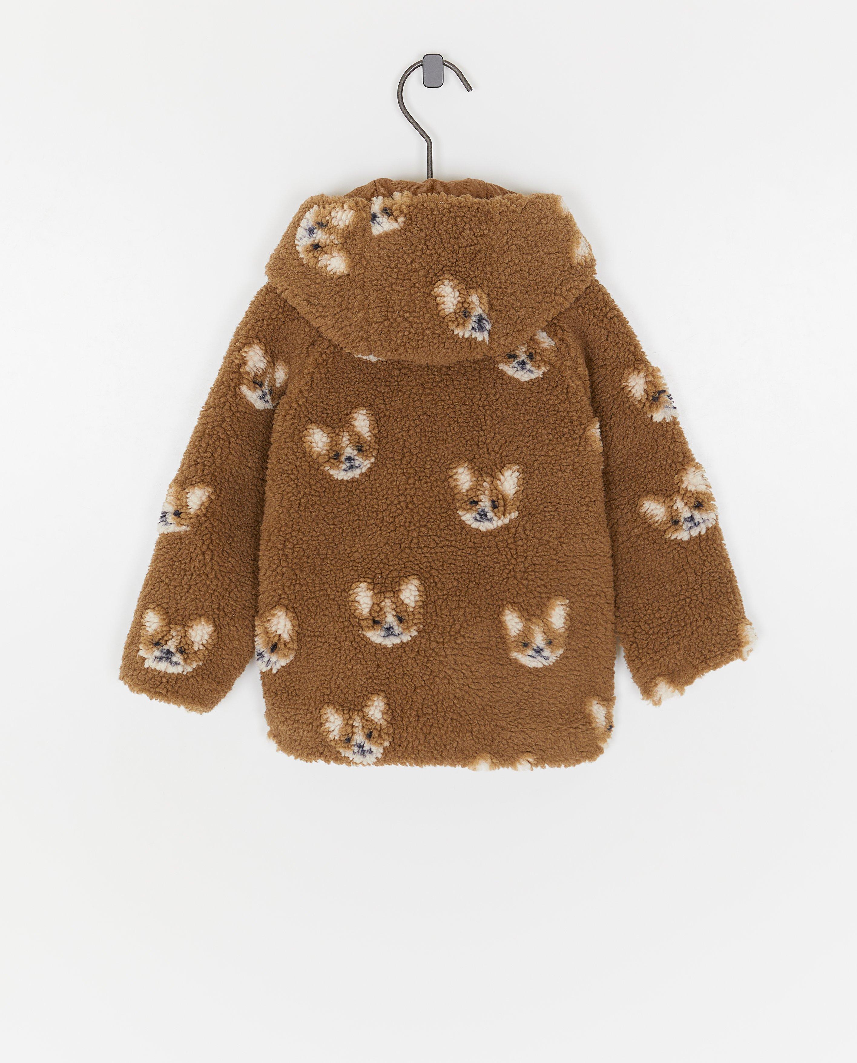 Teddy jas met hondenprint - Product Detail - bruin - afbeelding nummer 2