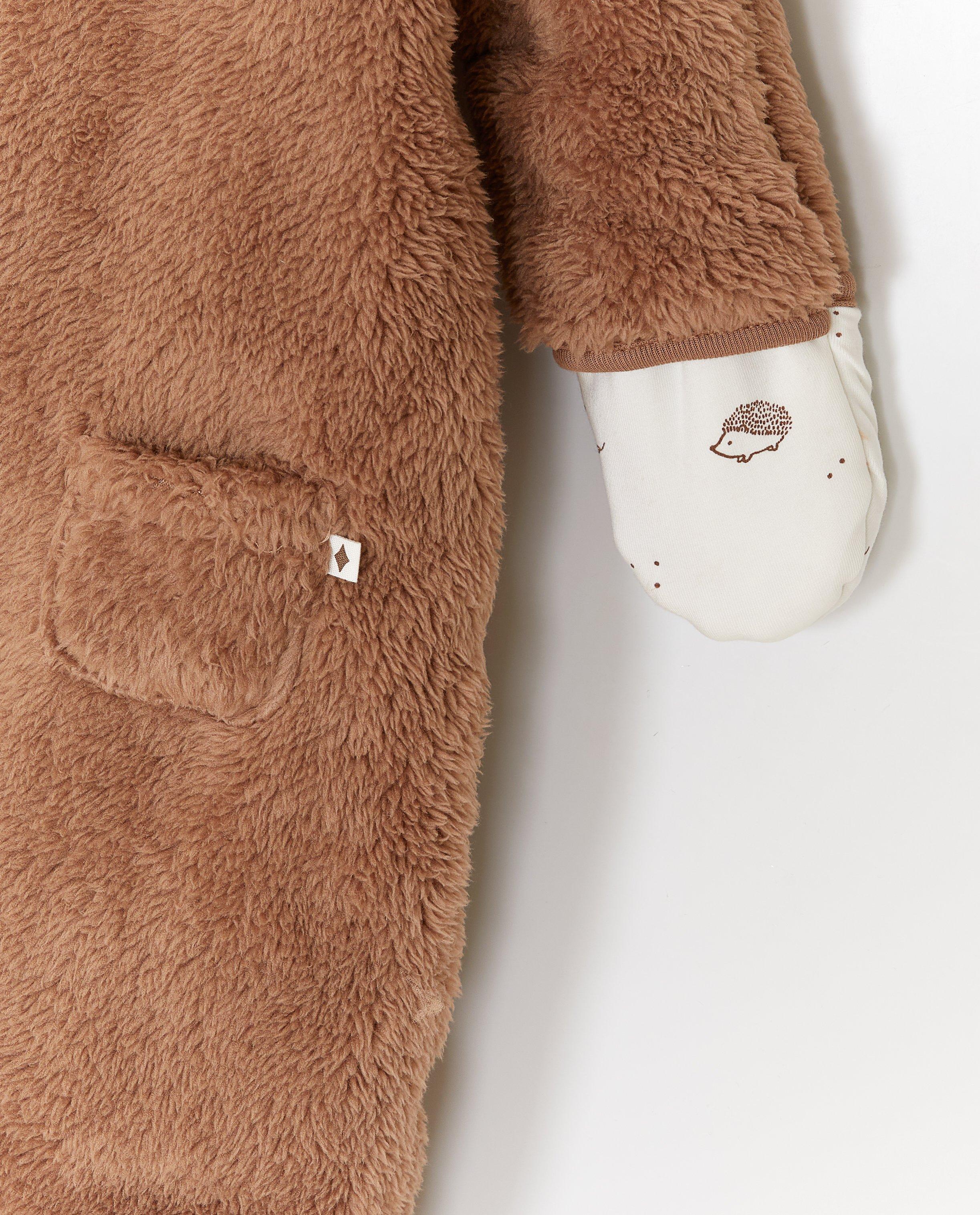 Jumpsuit - Teddy onesie met voetjes