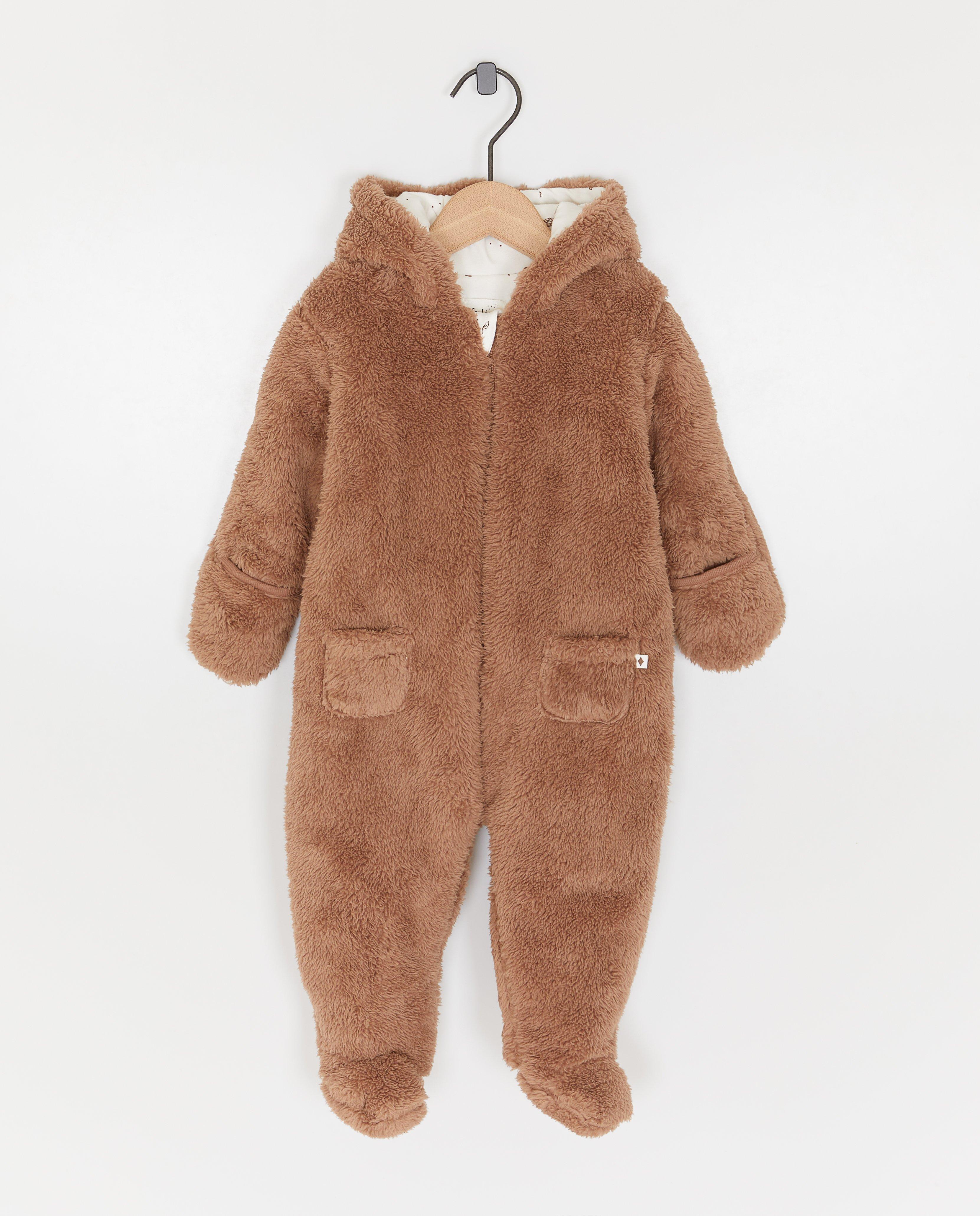 Teddy onesie met voetjes - null - Feetje