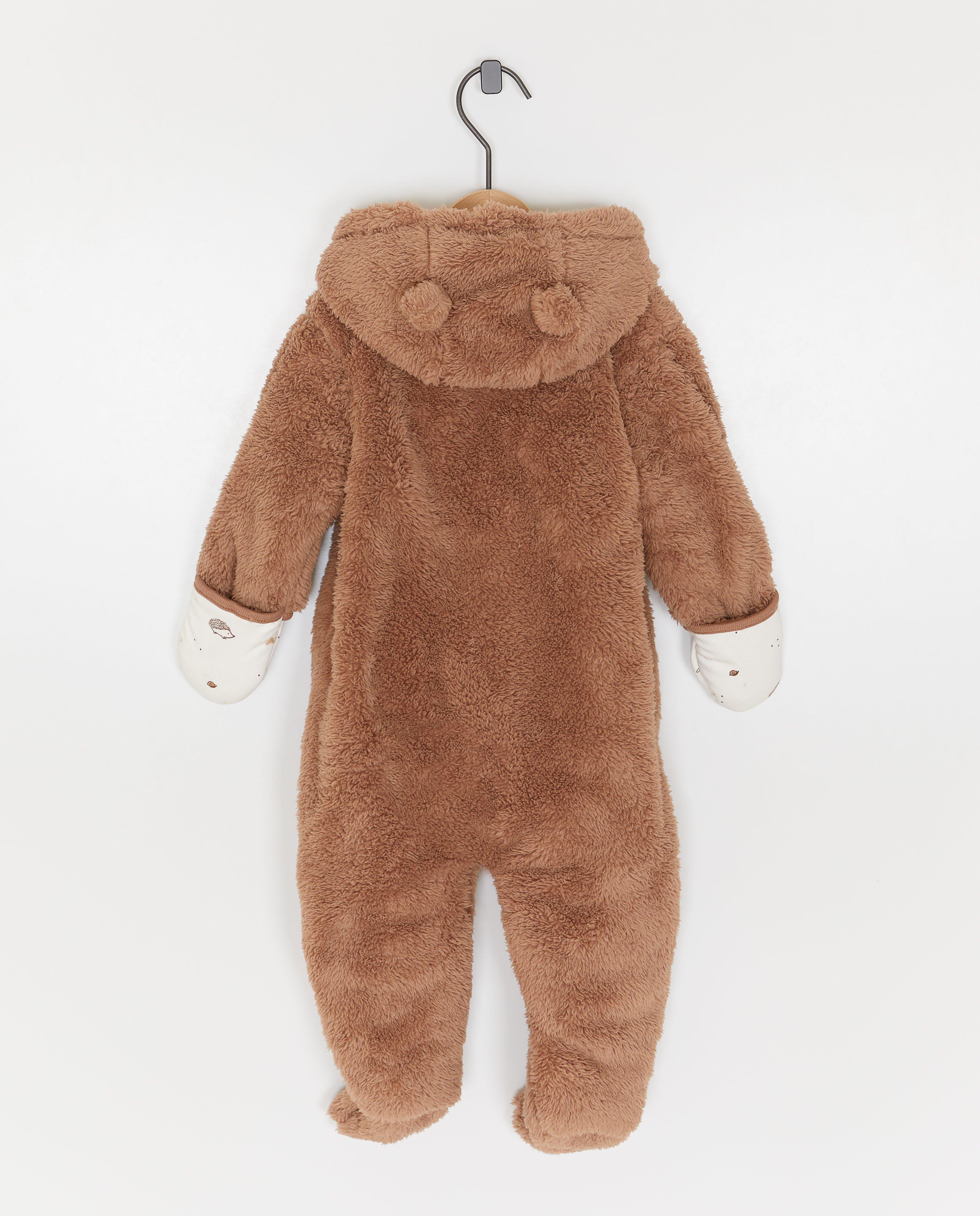 Jumpsuit - Teddy onesie met voetjes