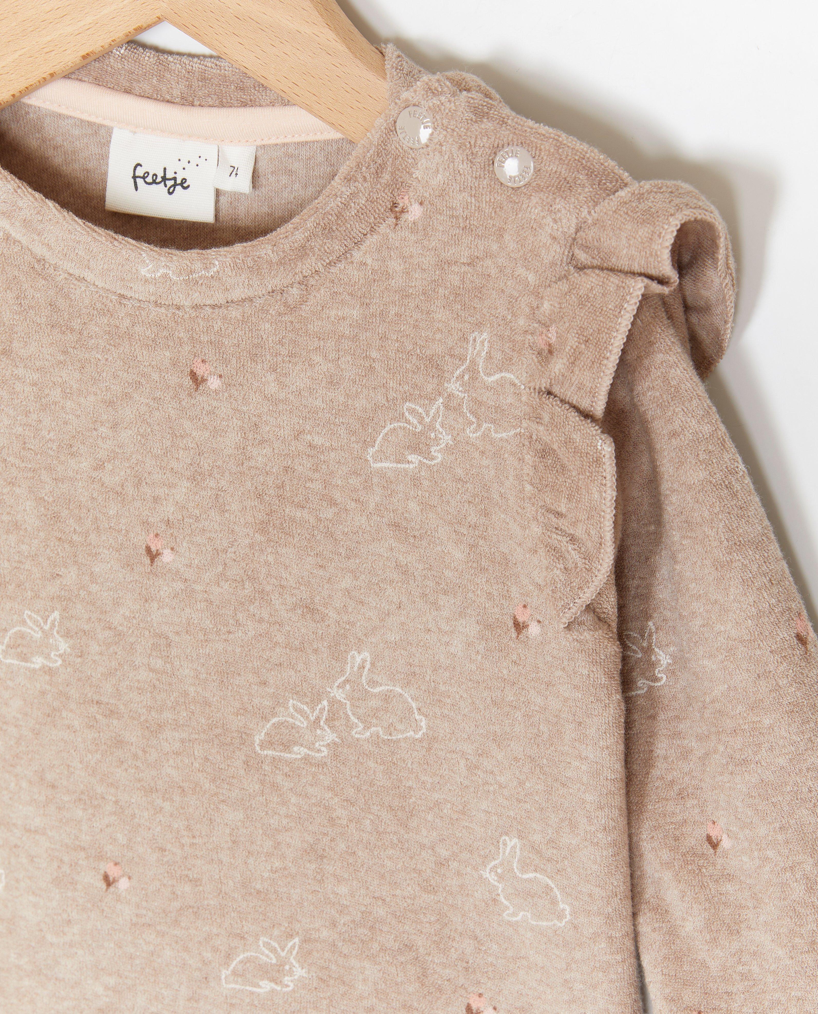 Sweats - Sweat en éponge à imprimé à lapins