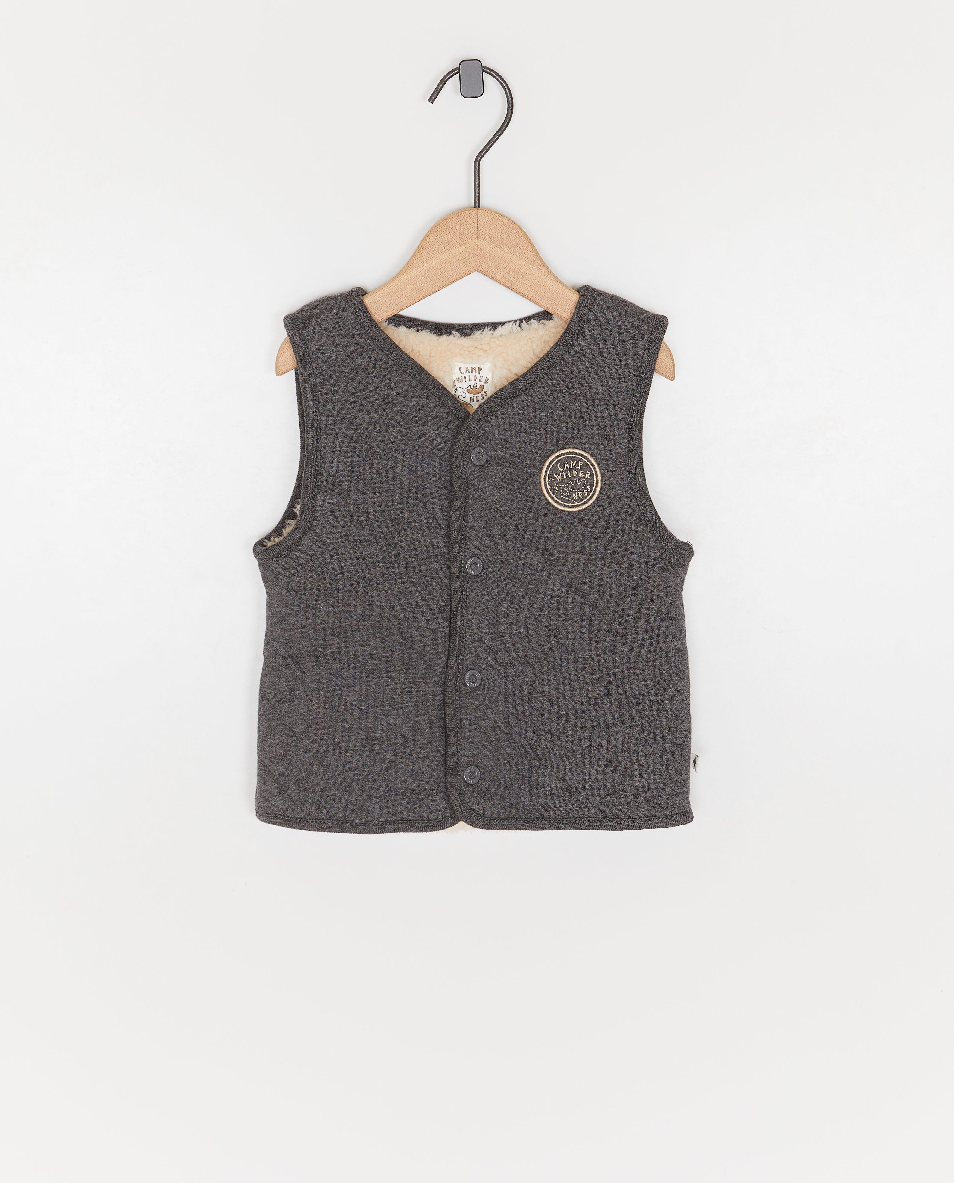 Omkeerbaar vest met teddy - null - Feetje