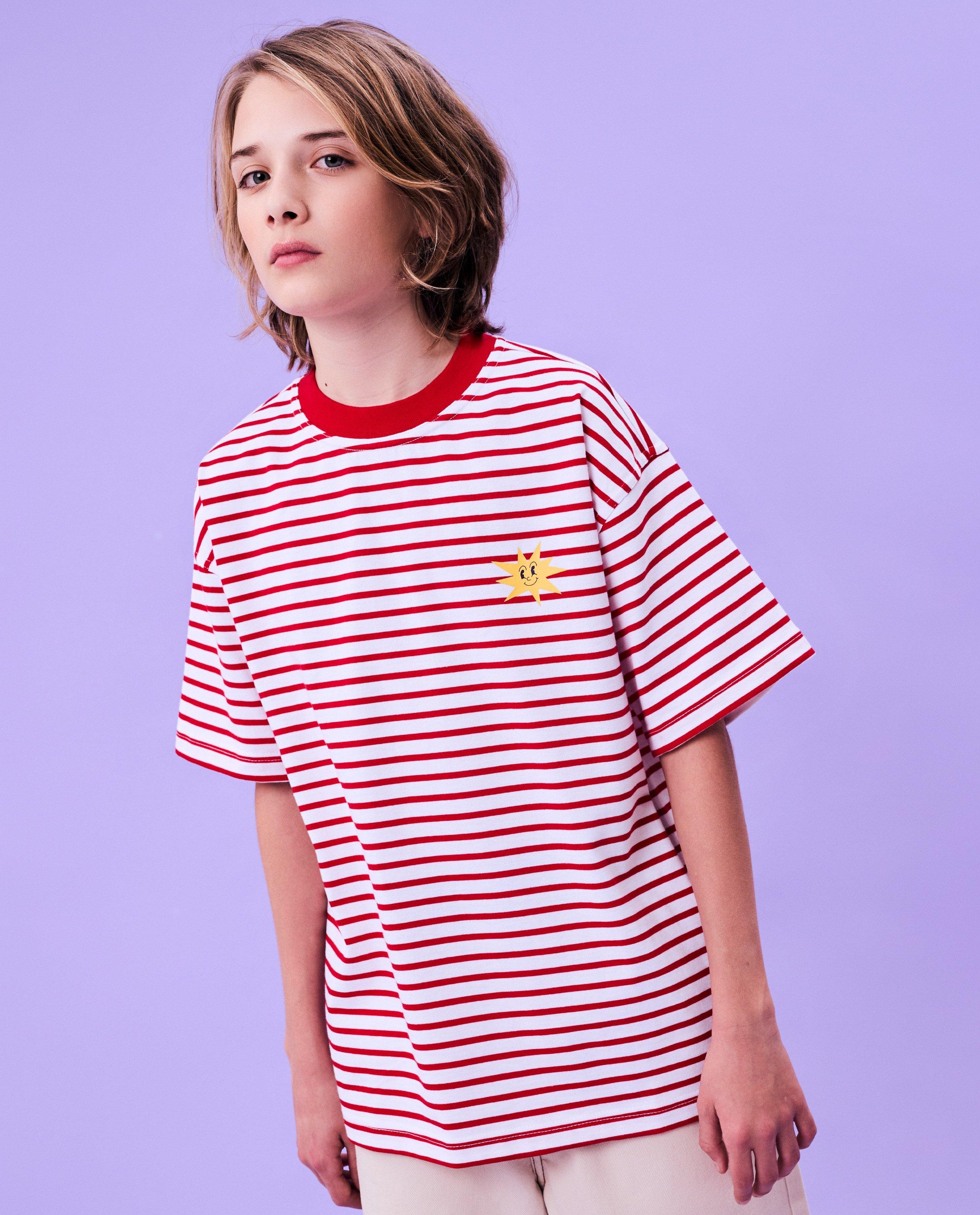 T-shirt met strepen - null - CKS