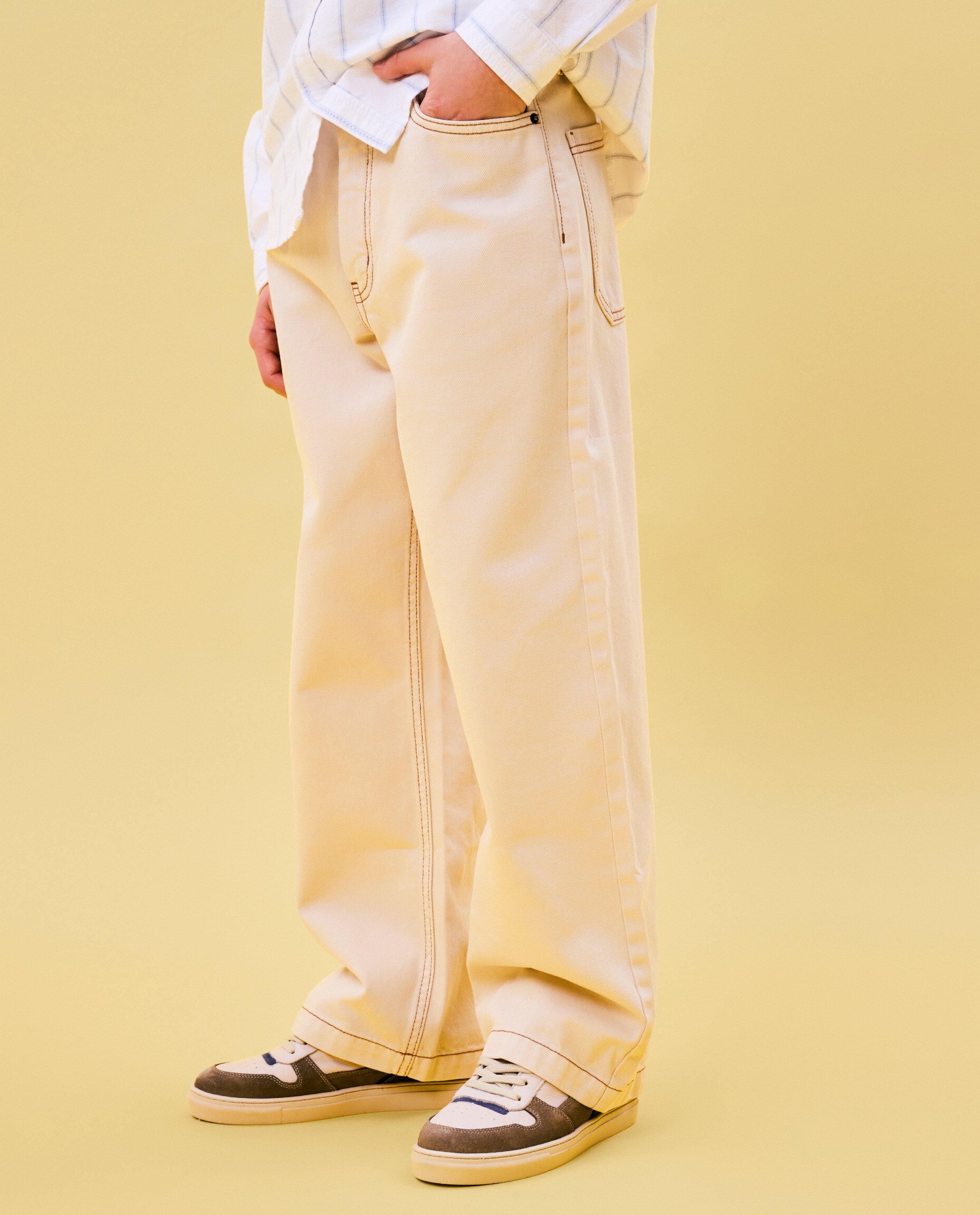 Broeken - Beige broek