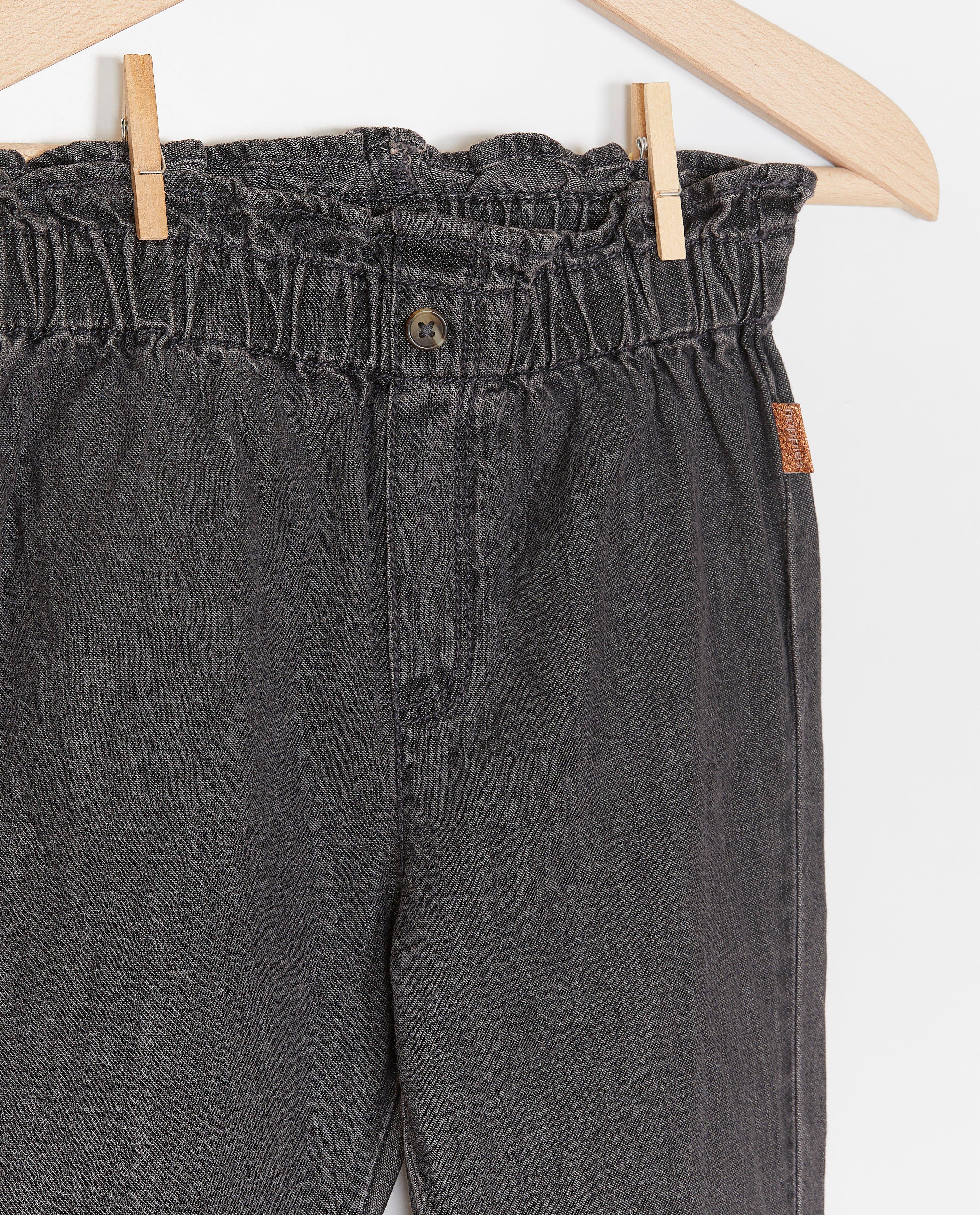 Jeans - Donkergrijze jeans, relaxed fit
