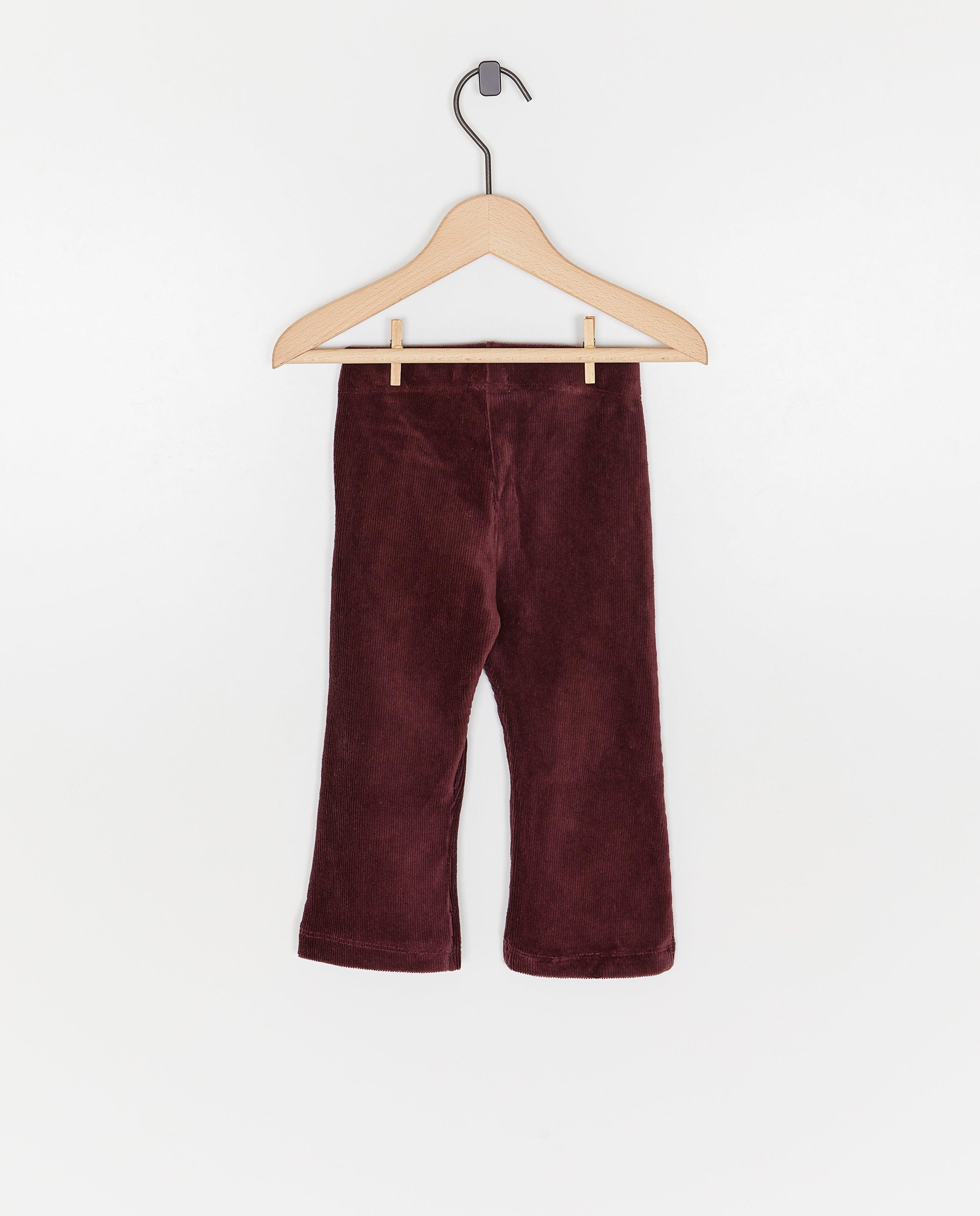 Leggings - Legging van ribfluweel
