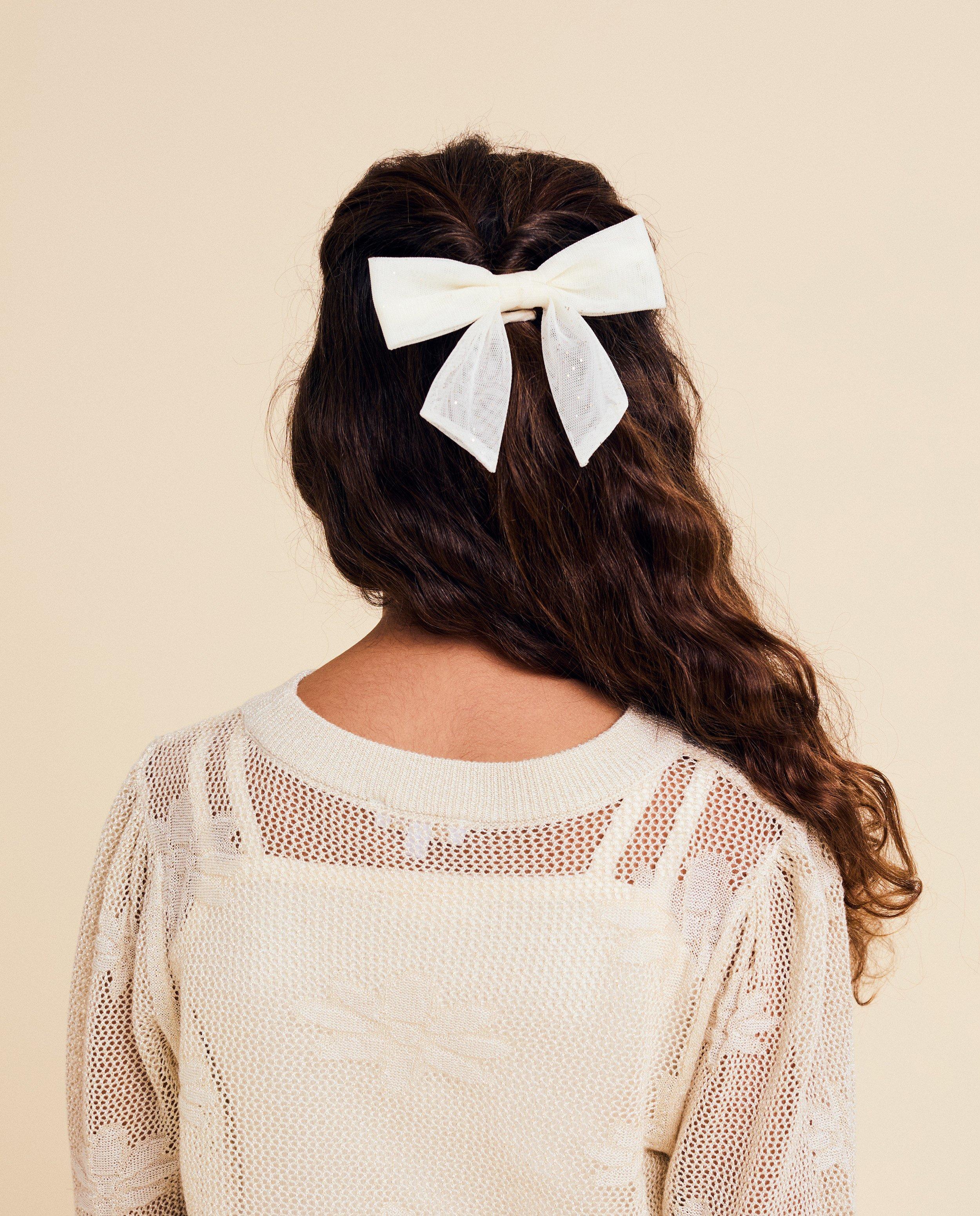 Breigoed - Haarelastiekje met mesh strik, Special occasions