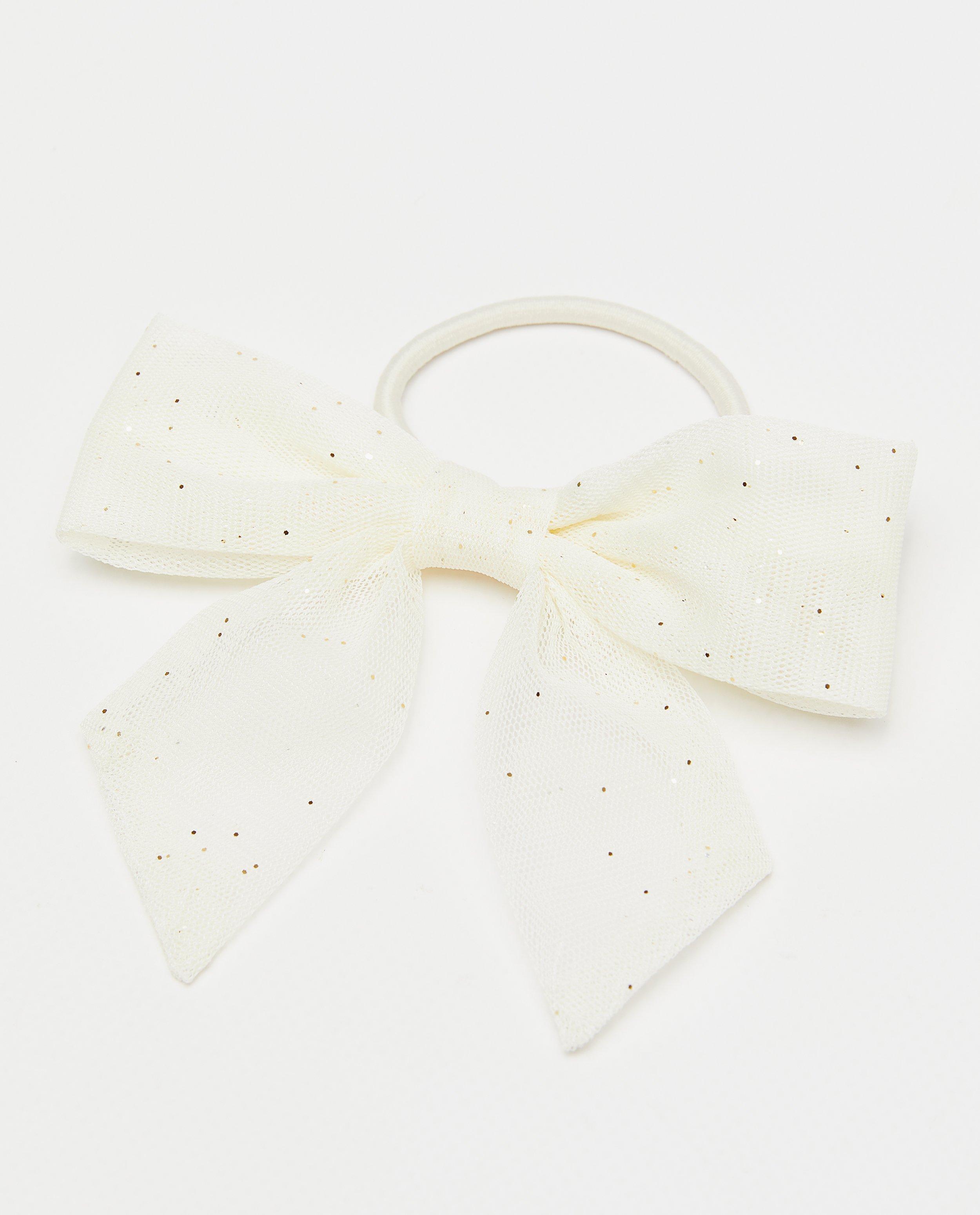 Breigoed - Haarelastiekje met mesh strik, Special occasions