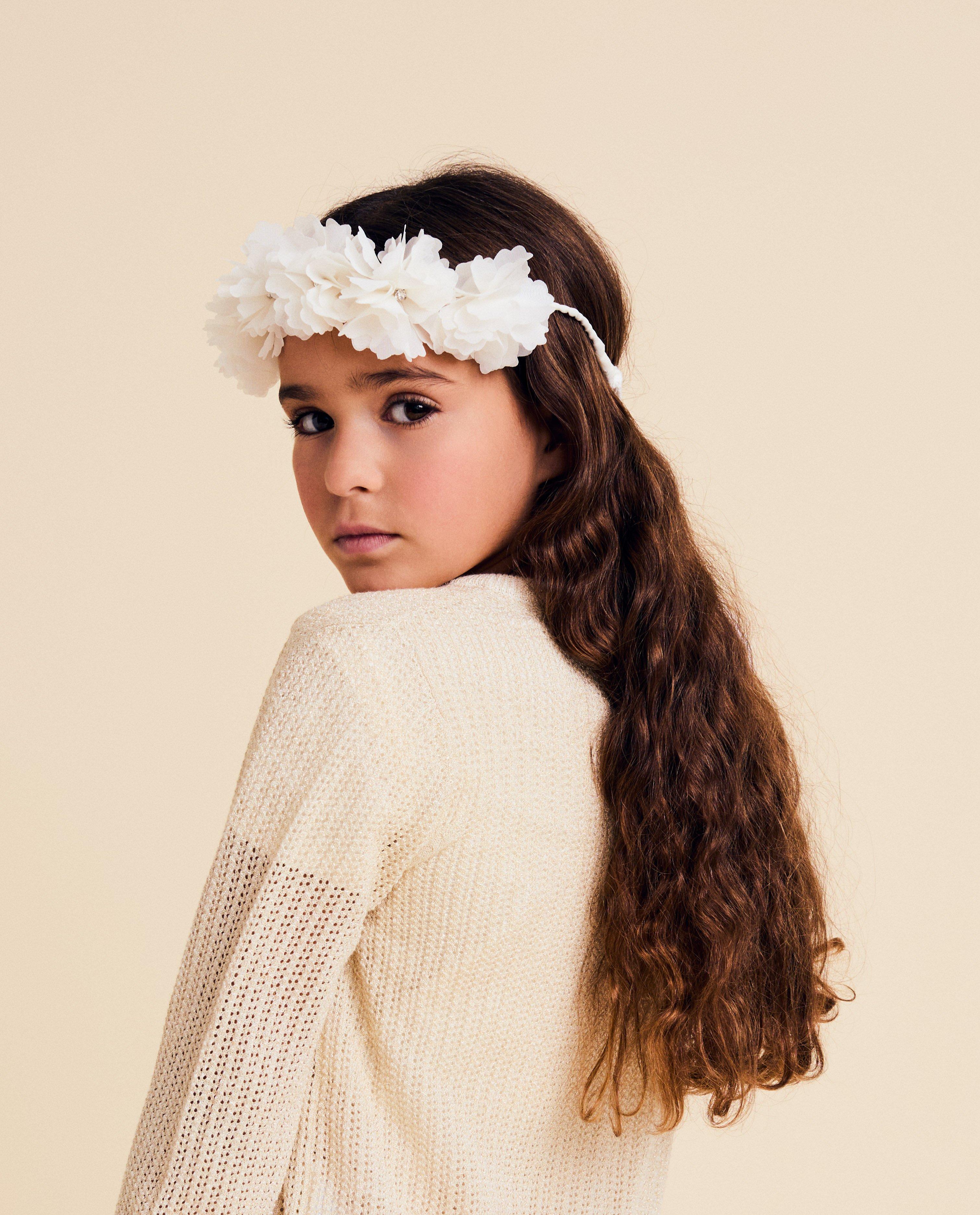 Diadeem met mesh bloemen, Special occasions - null - Milla Star