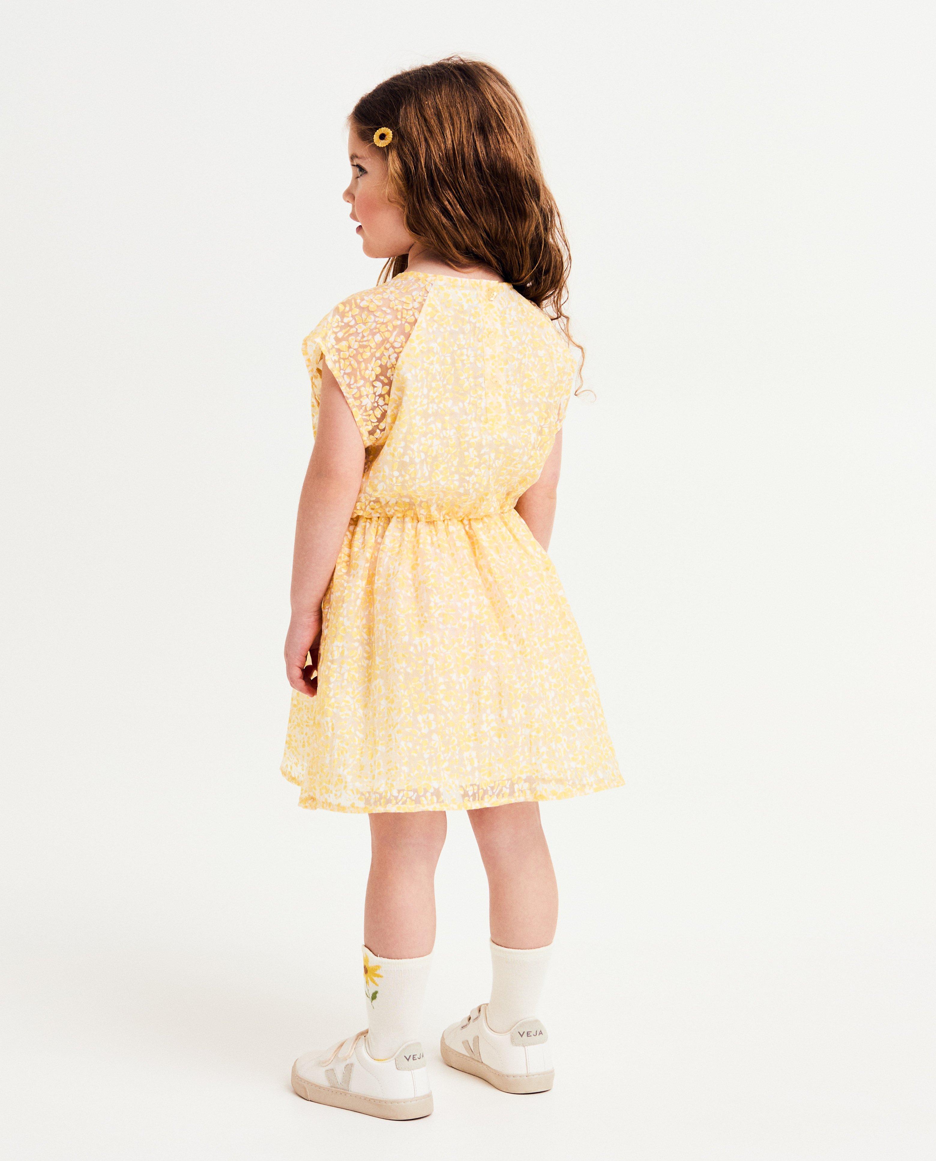 Kleedjes - Mesh jurk met print