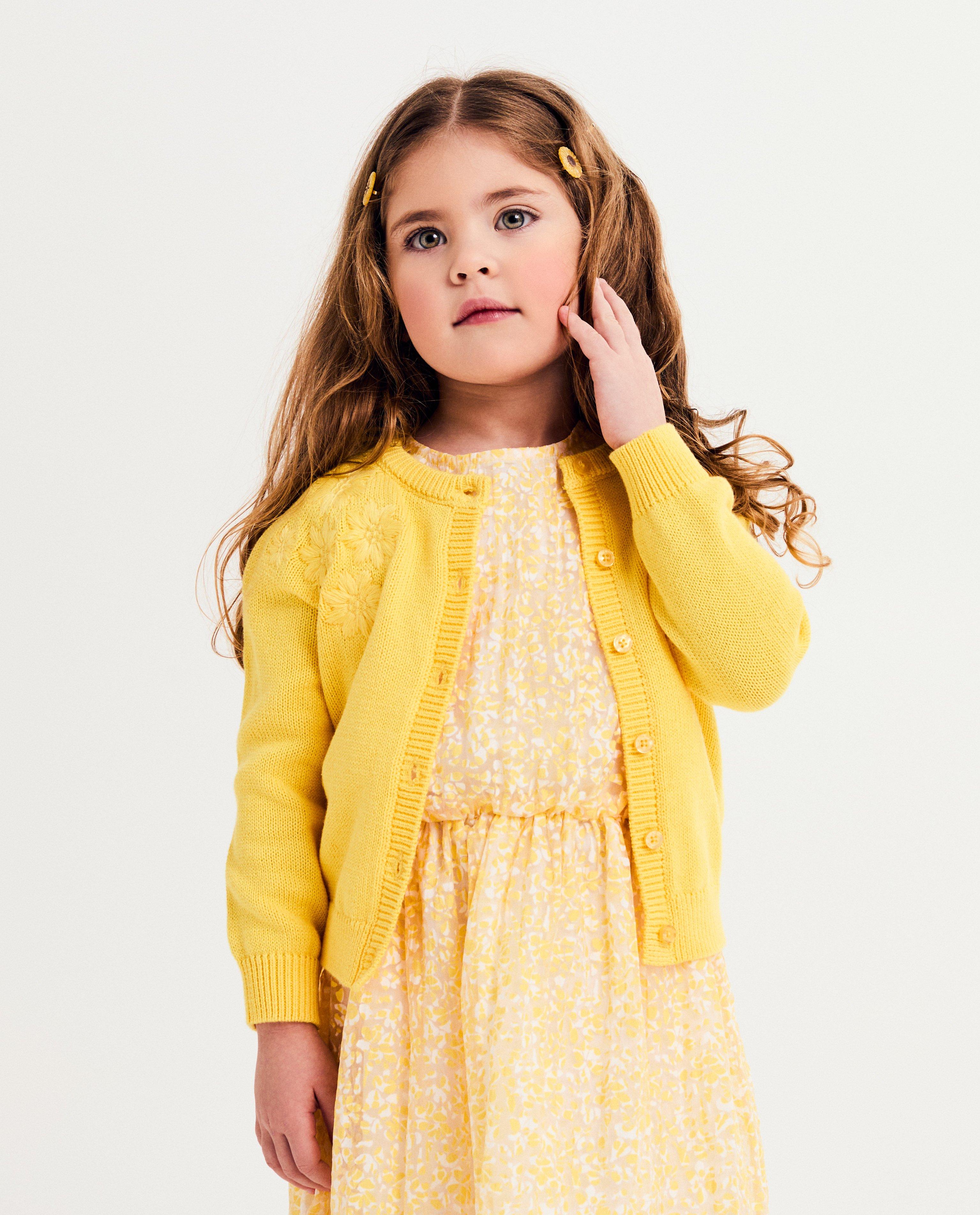 Cardigan met geborduurde bloemen - null - Milla Star