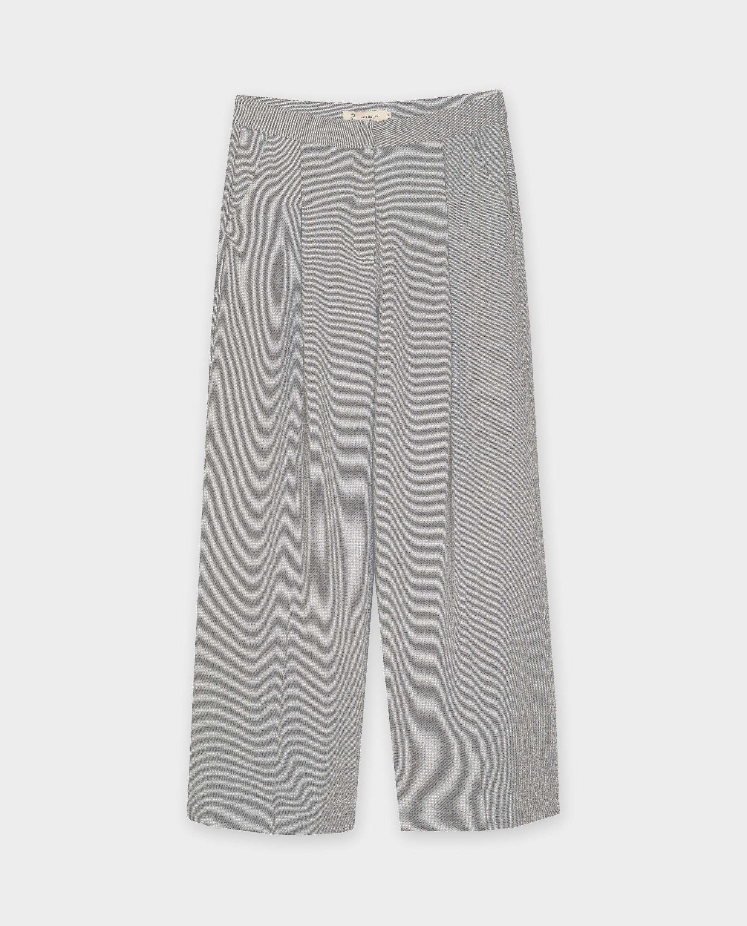 Broeken - Grijze geklede broek