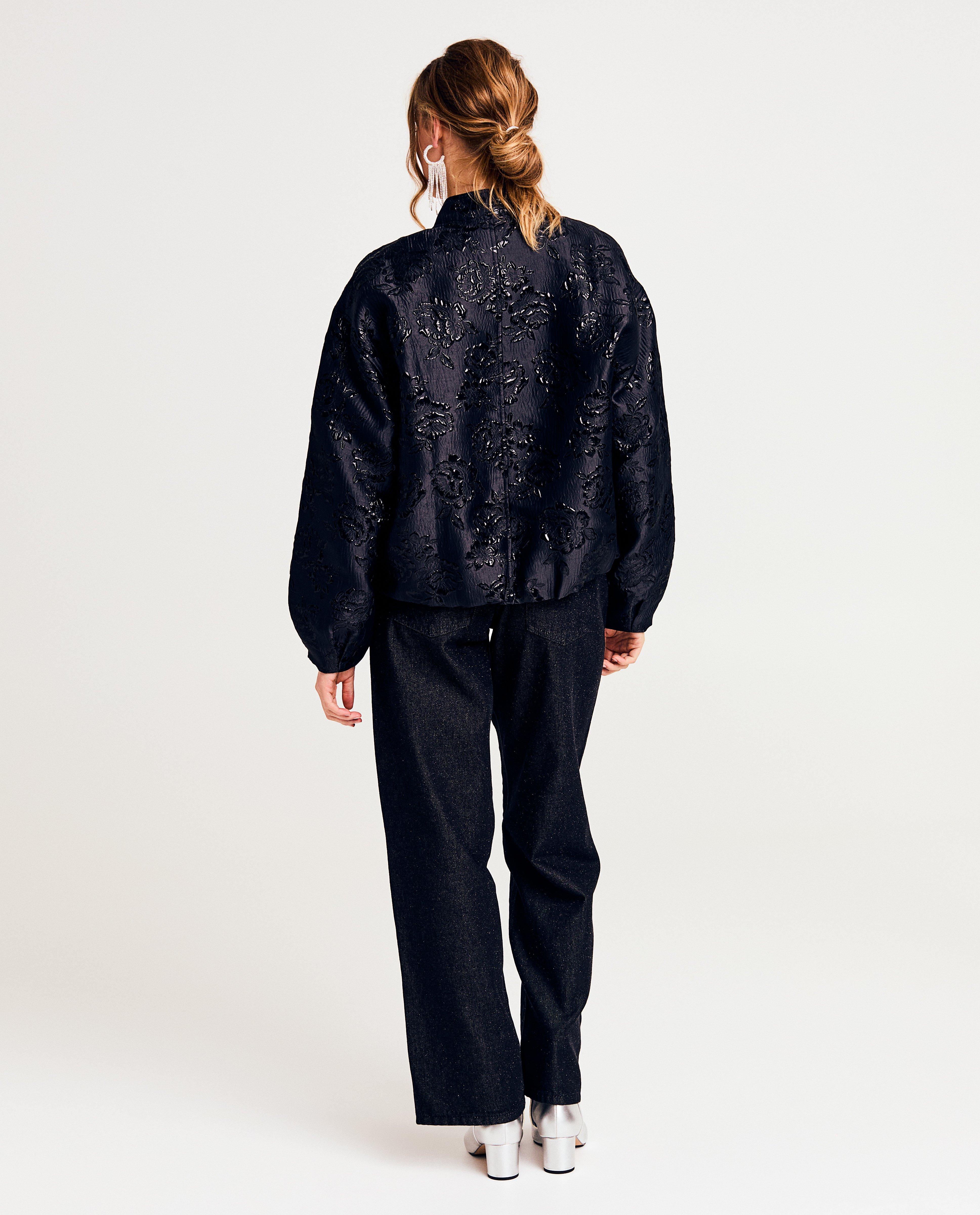 Blazers - Bomber van jacquard met bloemen