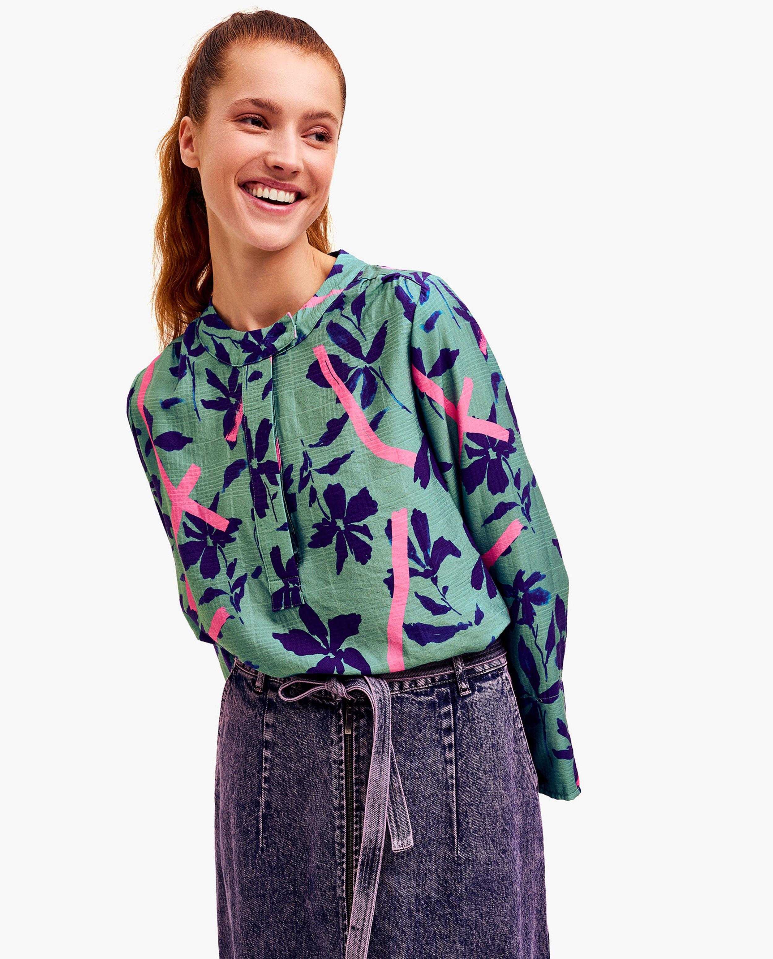 Chemises - Blouse à imprimé