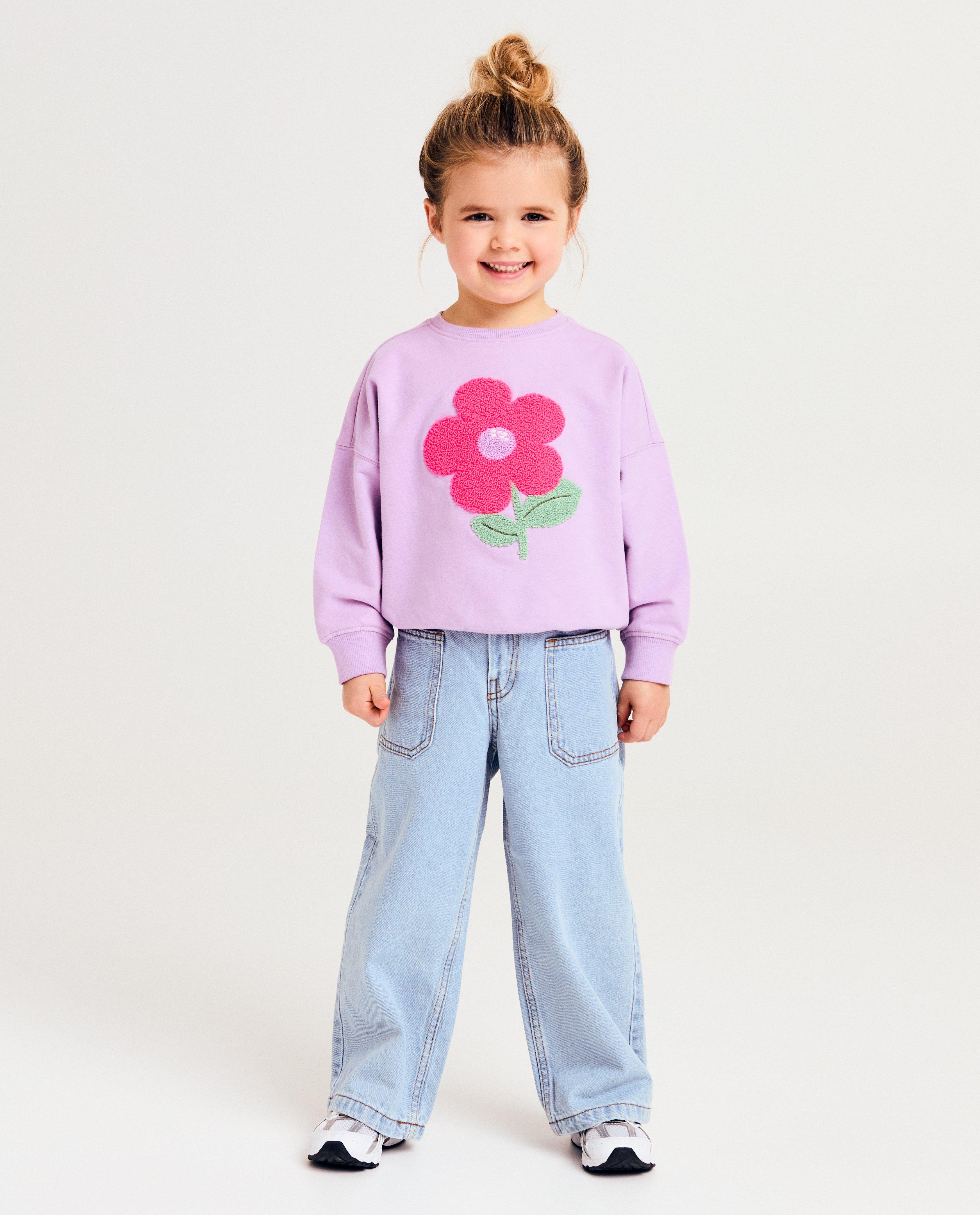 Blauwe jeans, wide fit - null - Milla Star