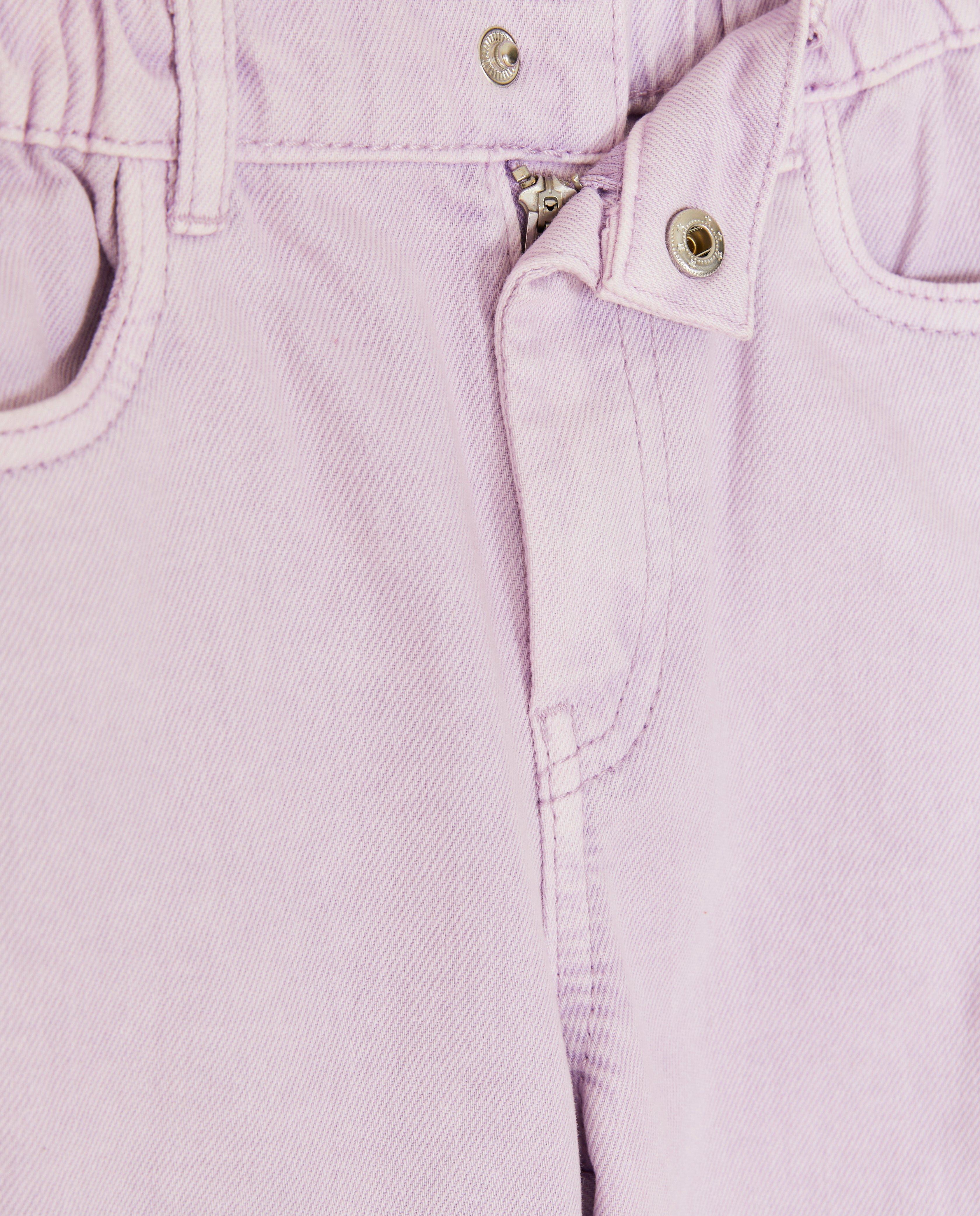 Paarse jeans, straight fit - Product Detail - lila - afbeelding nummer 5