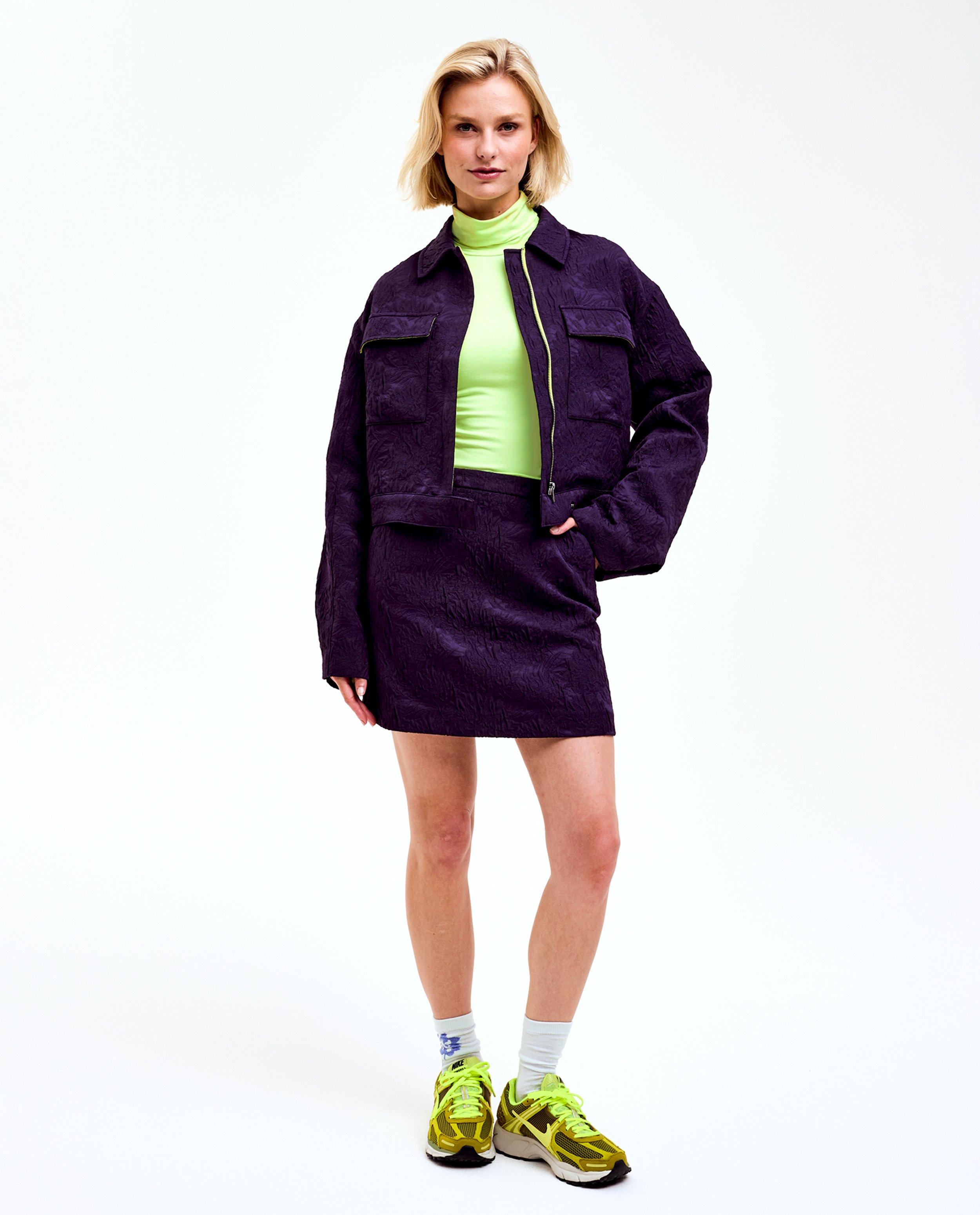 Veste structur&eacute;e - D&eacute;tails du produit - violet - image num&eacute;ro 2