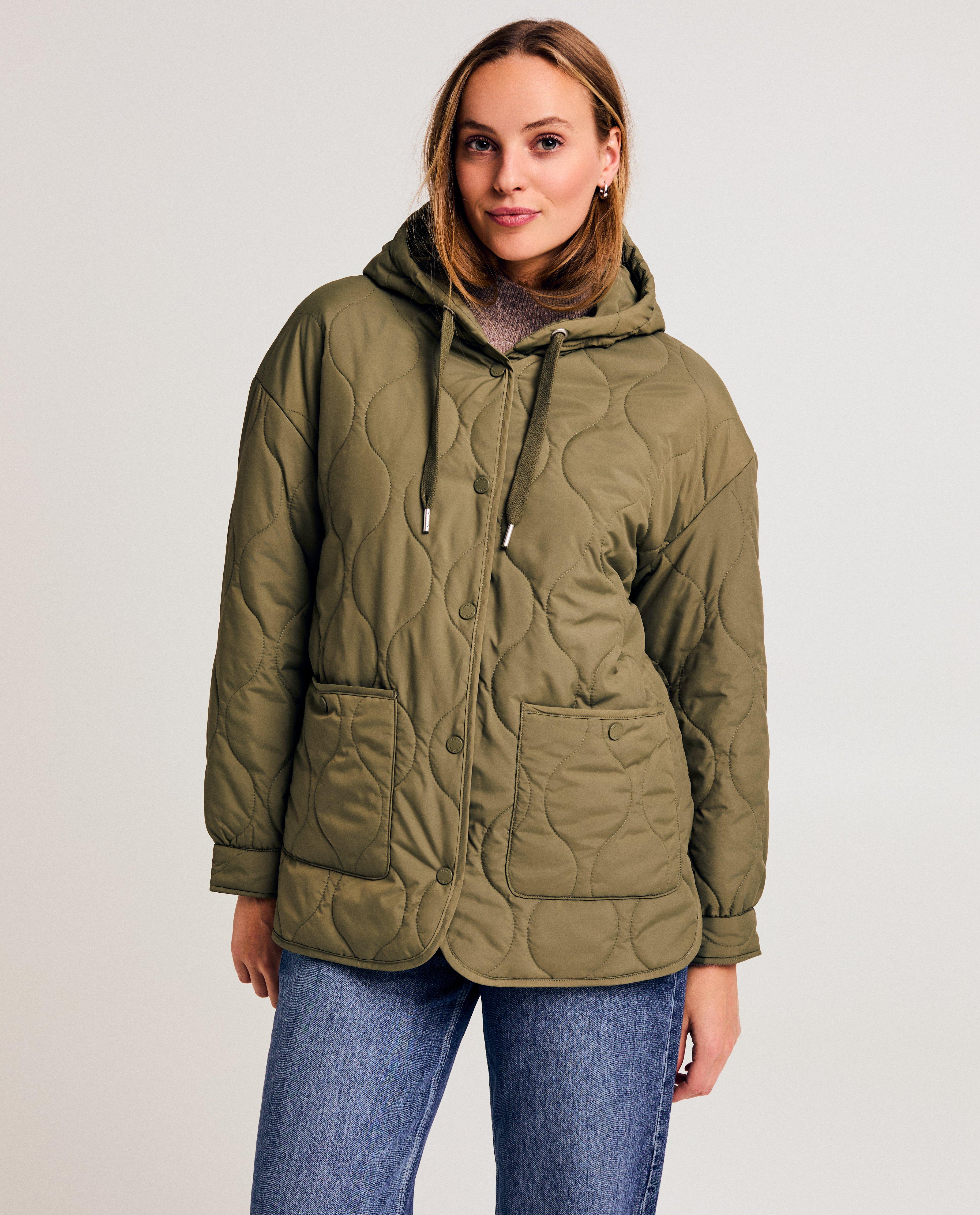 Groene jas van gerecycleerd polyester - null - Sora