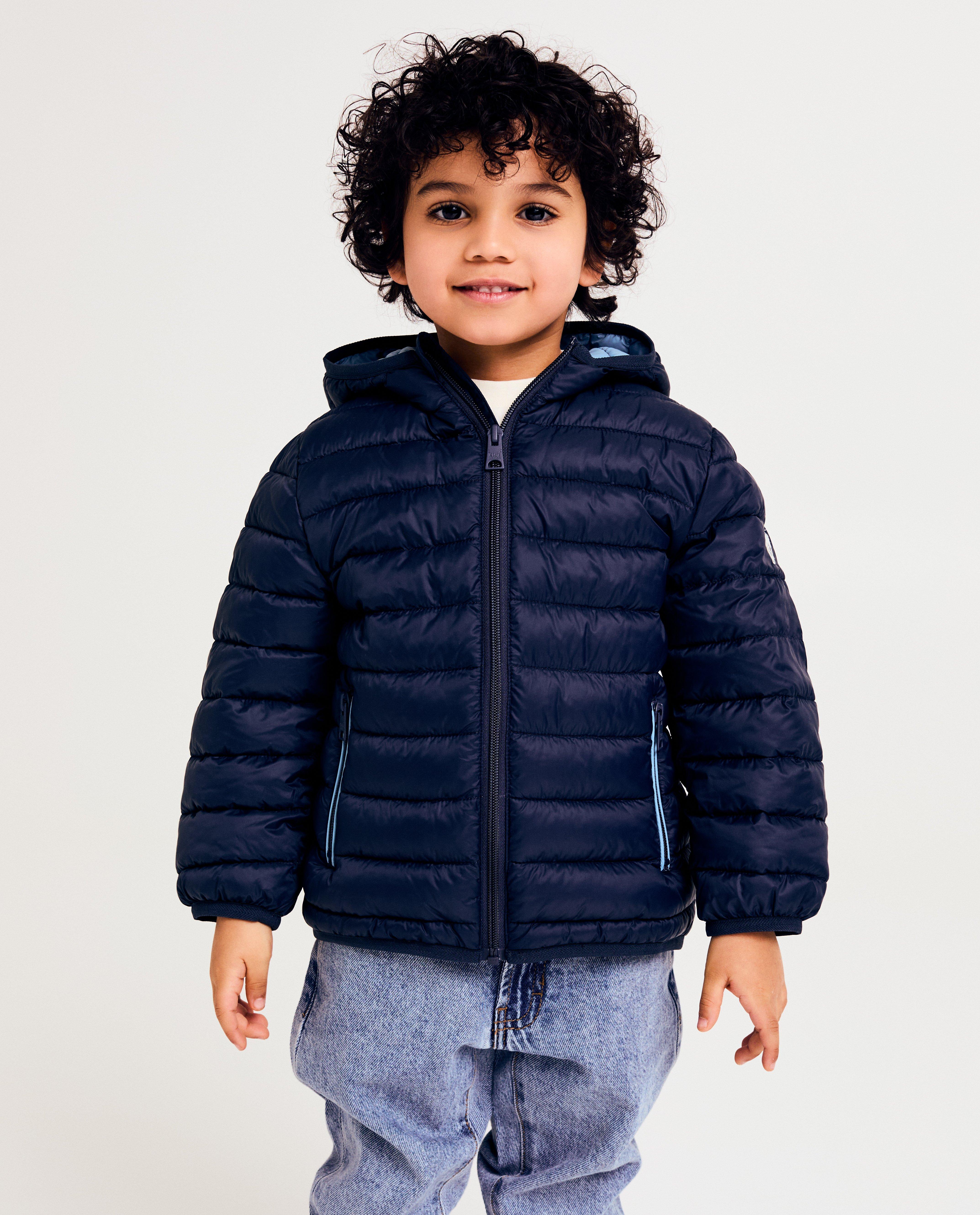 Donkerblauwe jas van gerecycleerd polyester - null - Kidz Nation