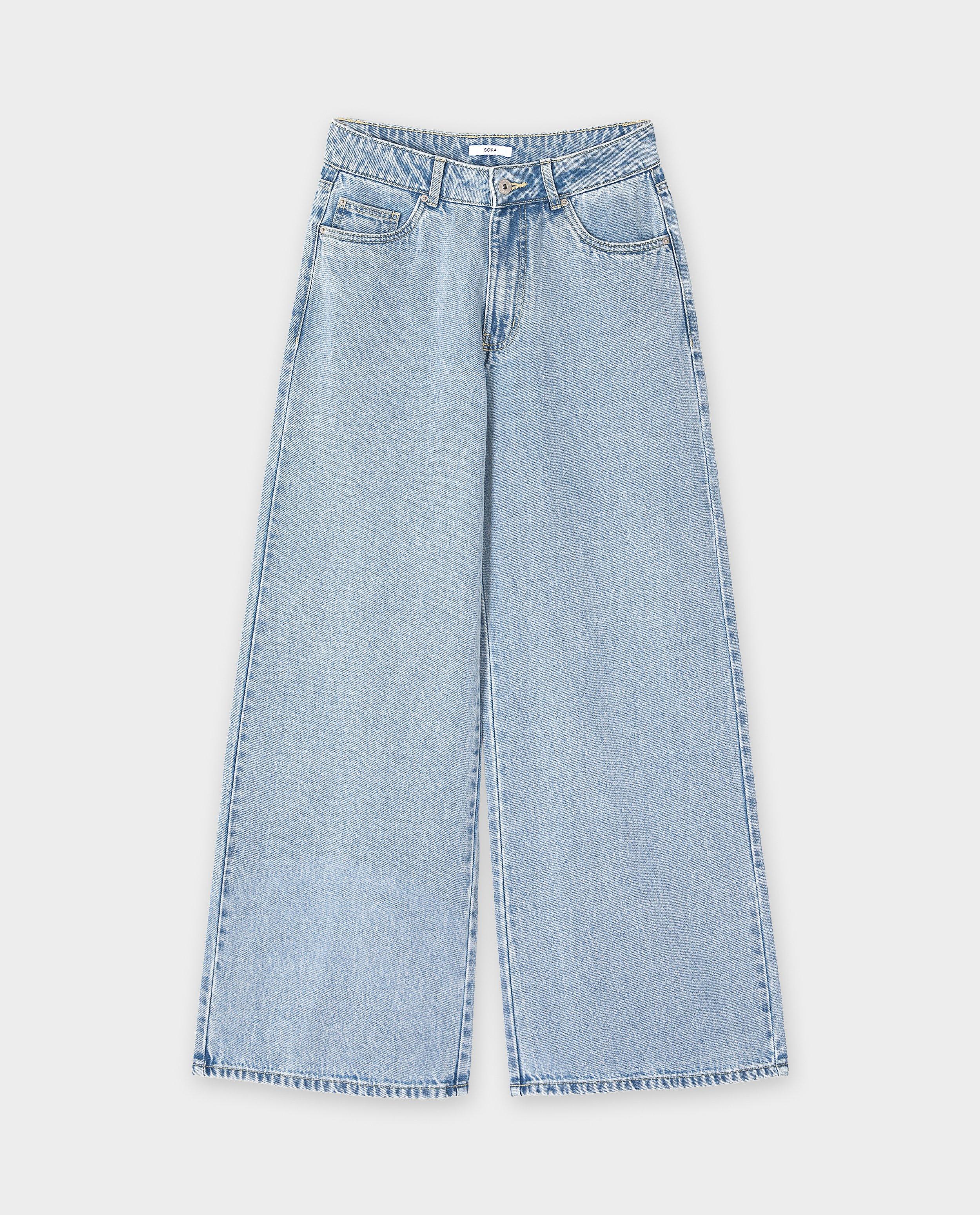 Jeans - Blauwe jeans, wide fit