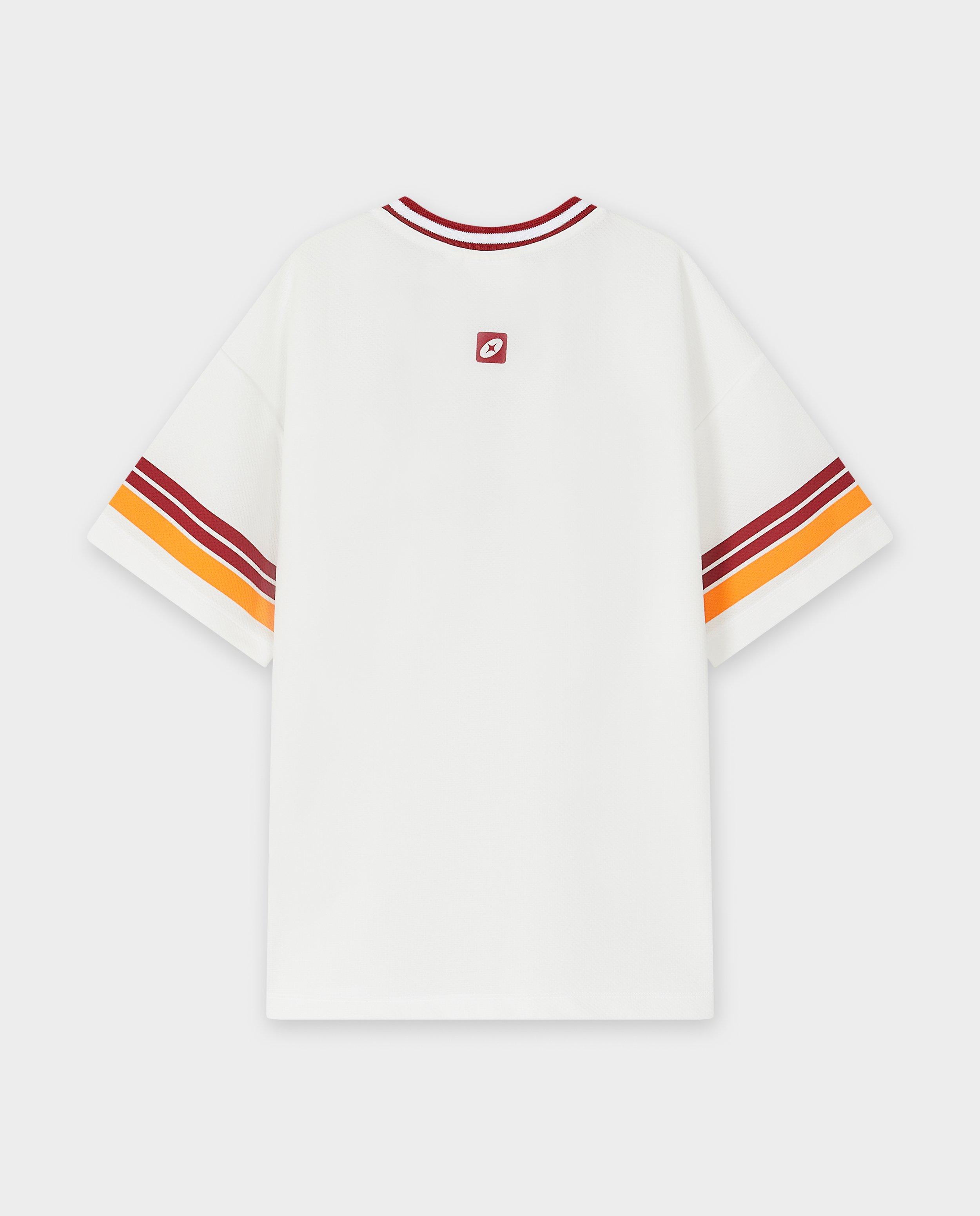 T-shirts - Mesh T-shirt met strepen, loose fit, 6-14j