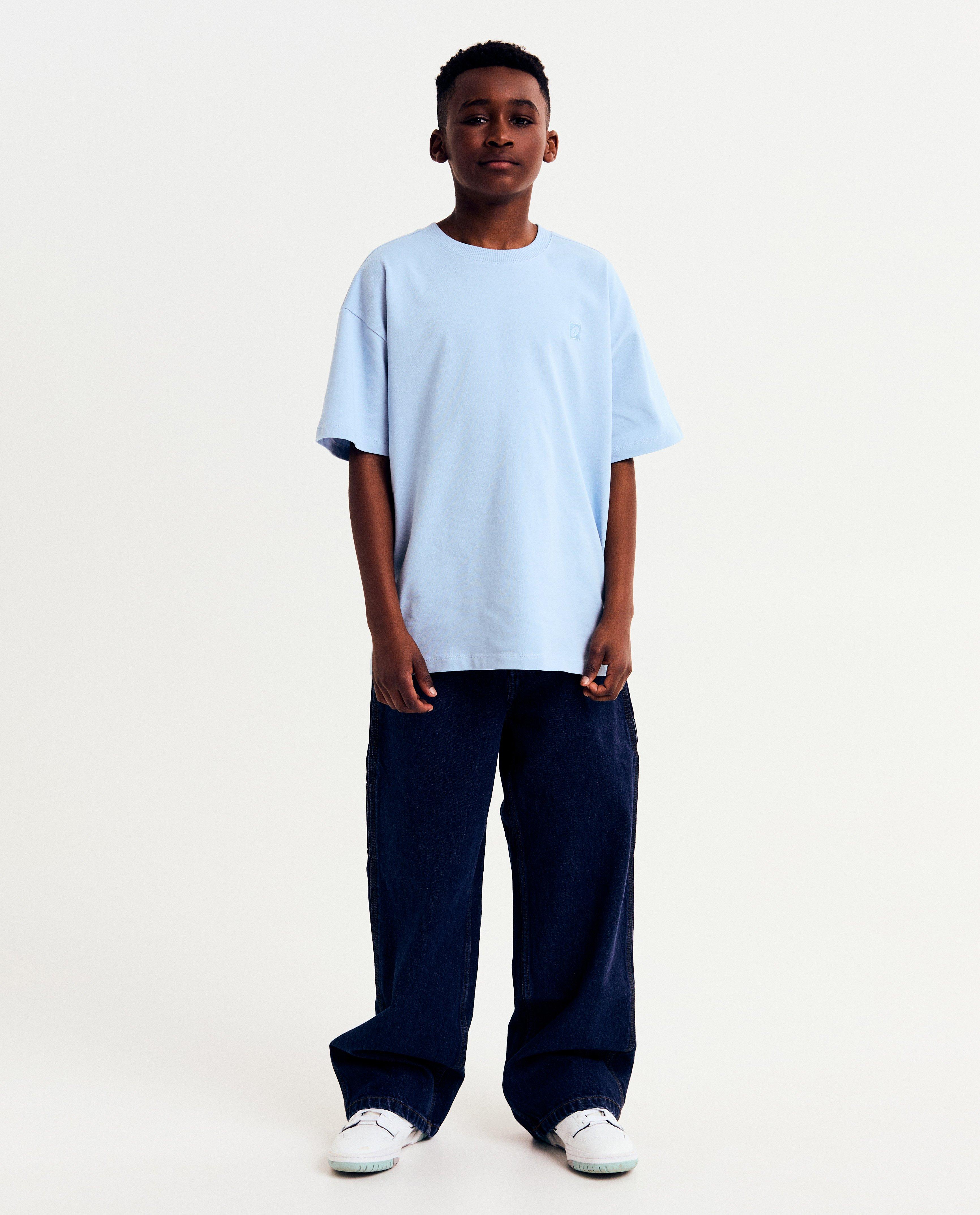 T-shirts - T-shirt met geborduurd logo, 6-14 jaar