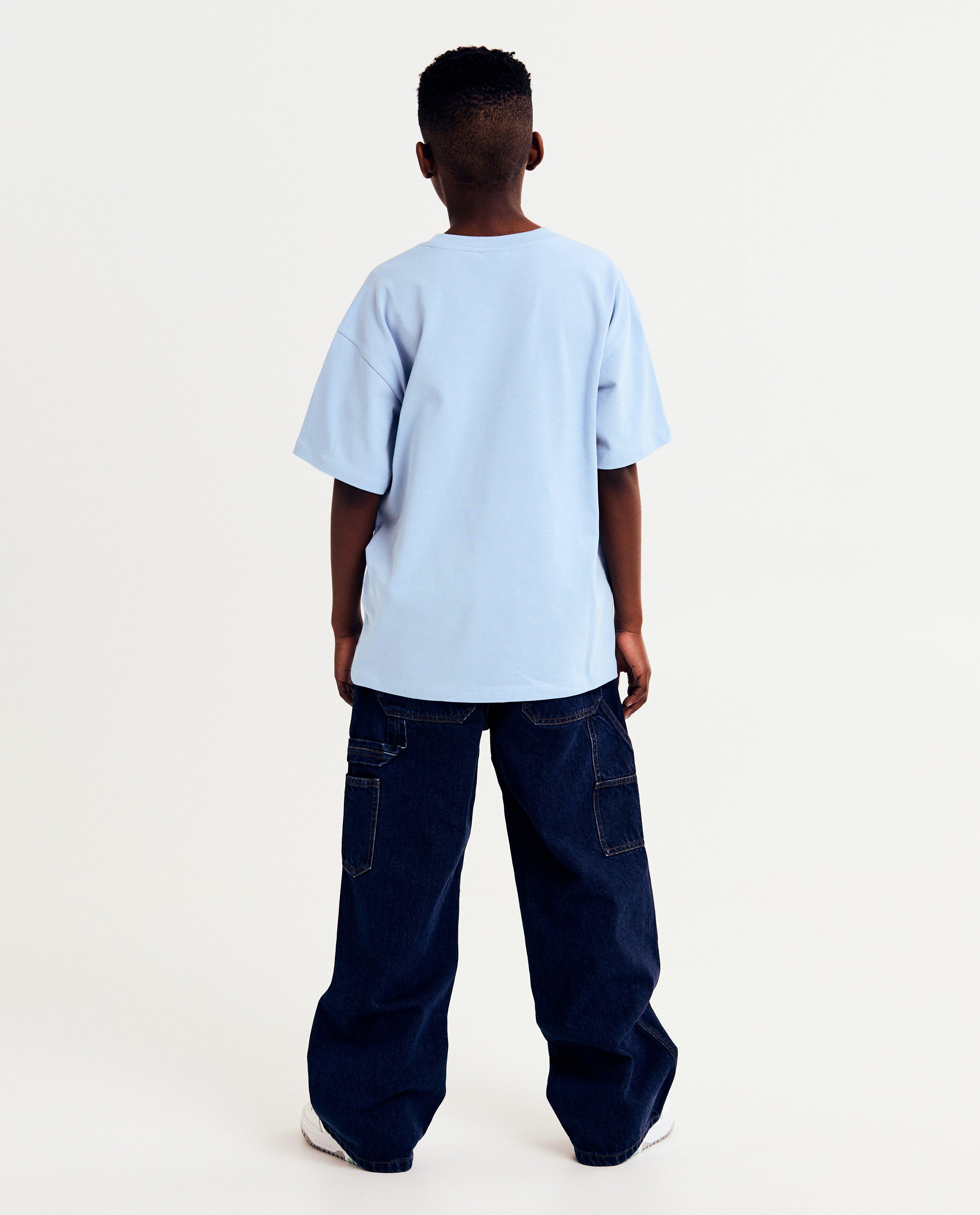 T-shirts - T-shirt met geborduurd logo, 6-14 jaar
